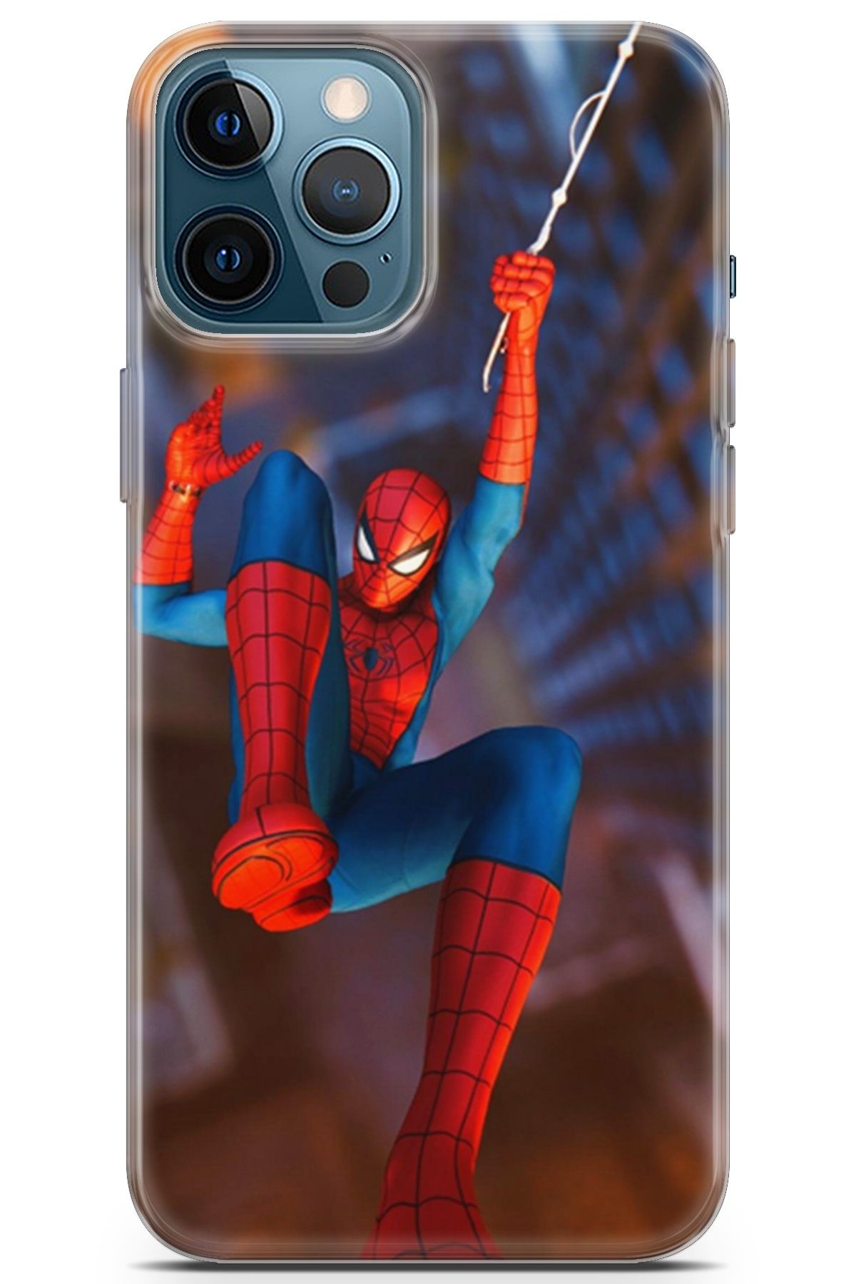 Lopard Apple iPhone 12 Pro Max Uyumlu Kılıf Opus 20 Spiderman Renkli Kılıf Gradient