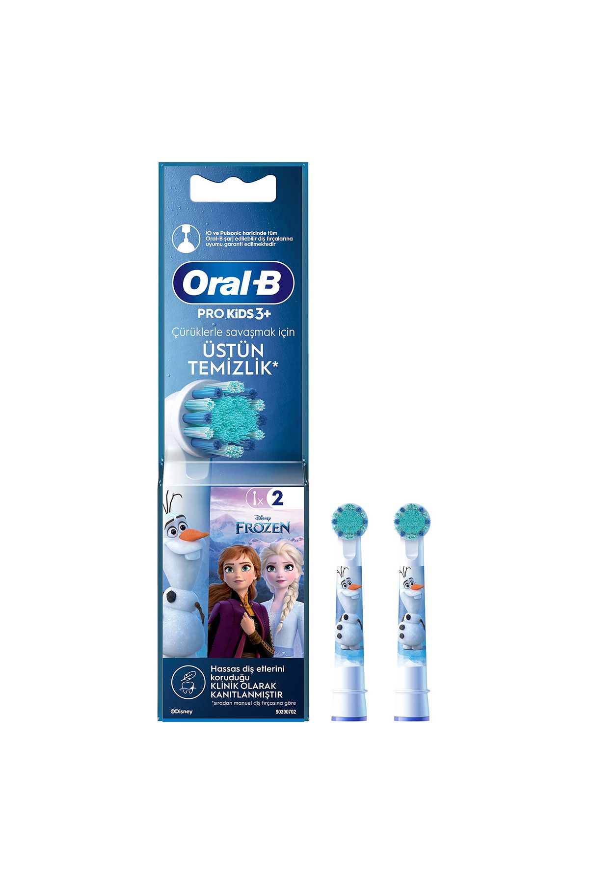 Oral-B Pro Kids Frozen Şarjlı Diş Fırçası Yedek Başlığı 2 Adet