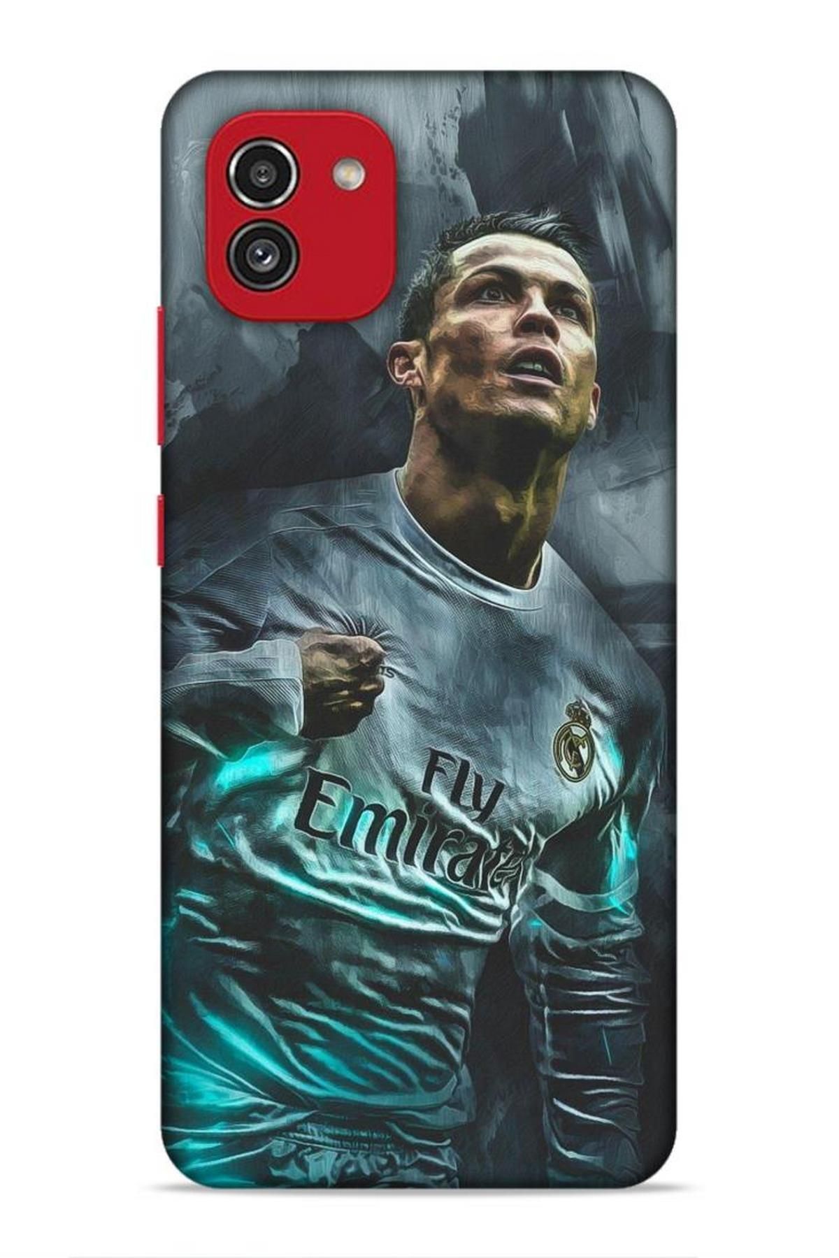 Lopard Samsung Galaxy A03 Ays Futbolcular 6 Ronaldo Emirates Koruyucu Kapak