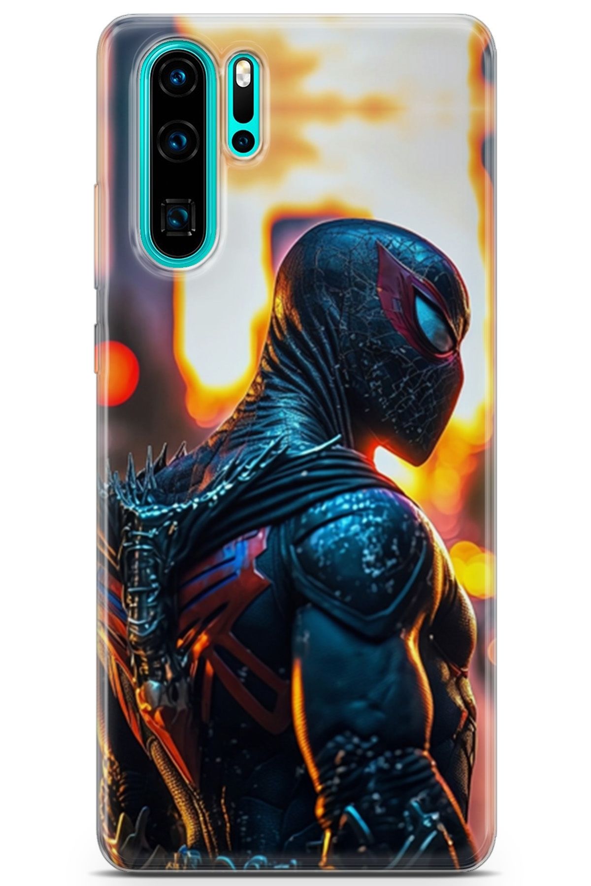 Lopard Huawei P30 Pro Uyumlu Kılıf Milano 05 Örümcek Adam Eve Dönüş Koruma Kılıfı Lacivert