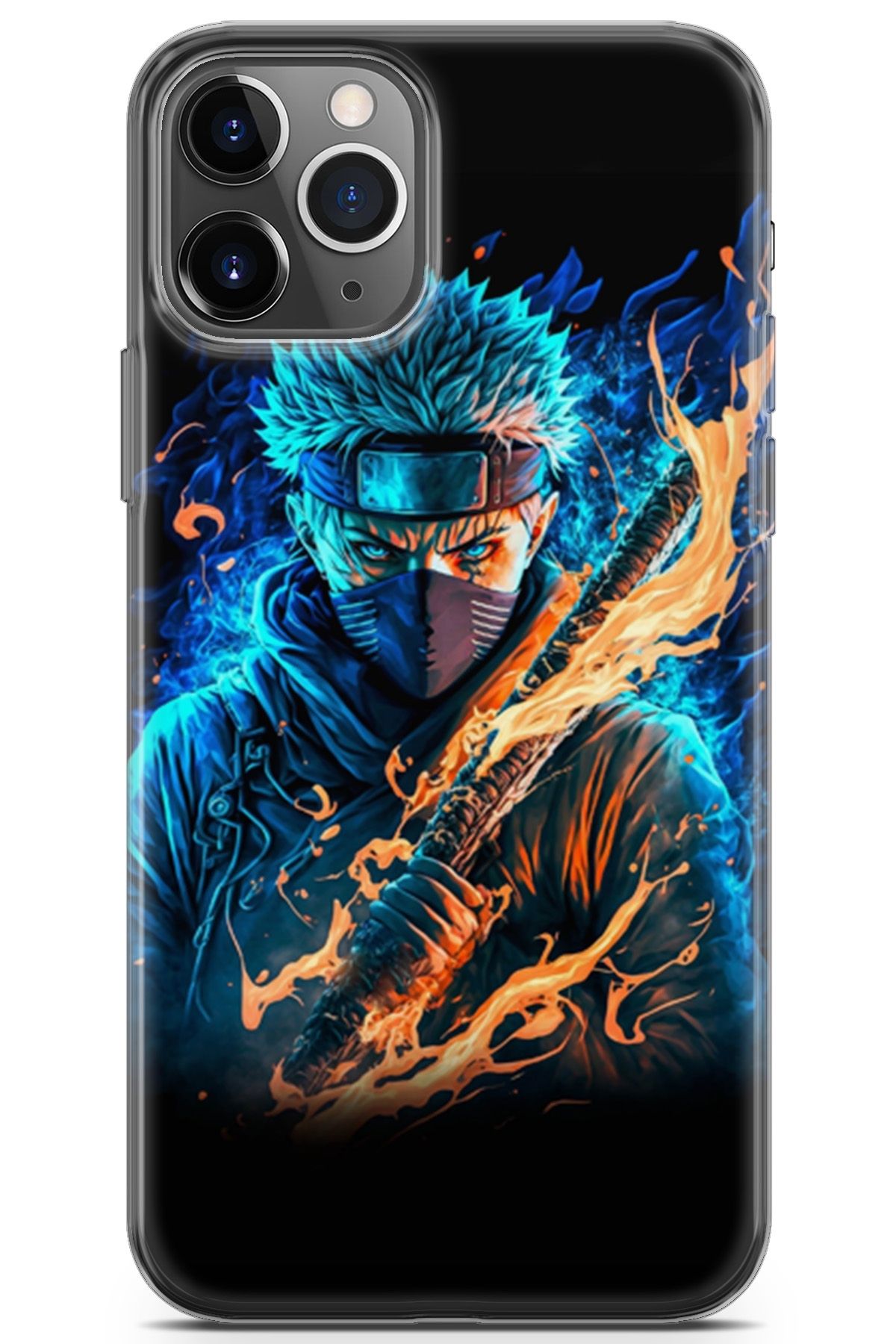 Lopard Apple Iphone 11 Pro Uyumlu Kılıf Milano 10 Naruto Sharingan Full Hd Kılıf Mavi