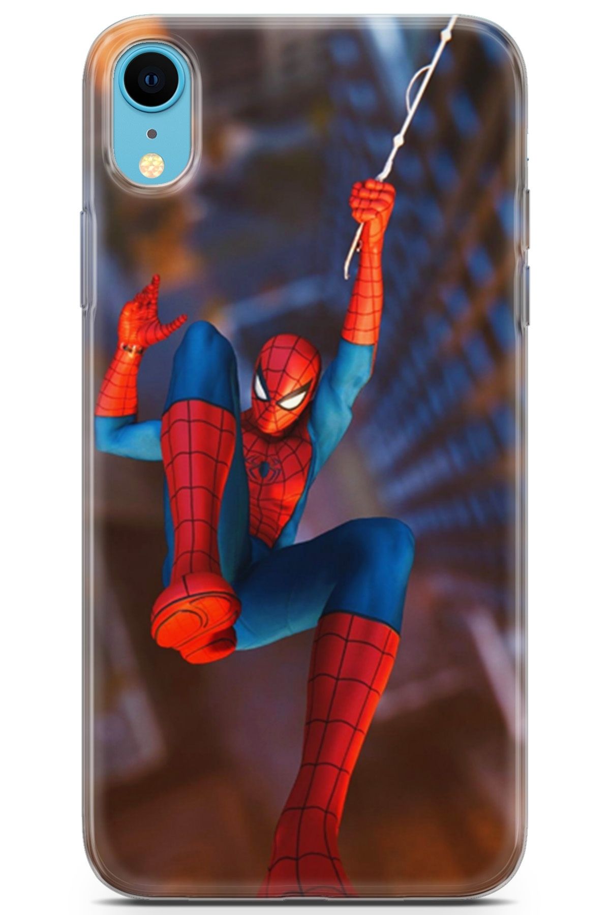 Lopard Apple iPhone XR Uyumlu Kılıf Opus 20 Spiderman Renkli Kılıf Gradient