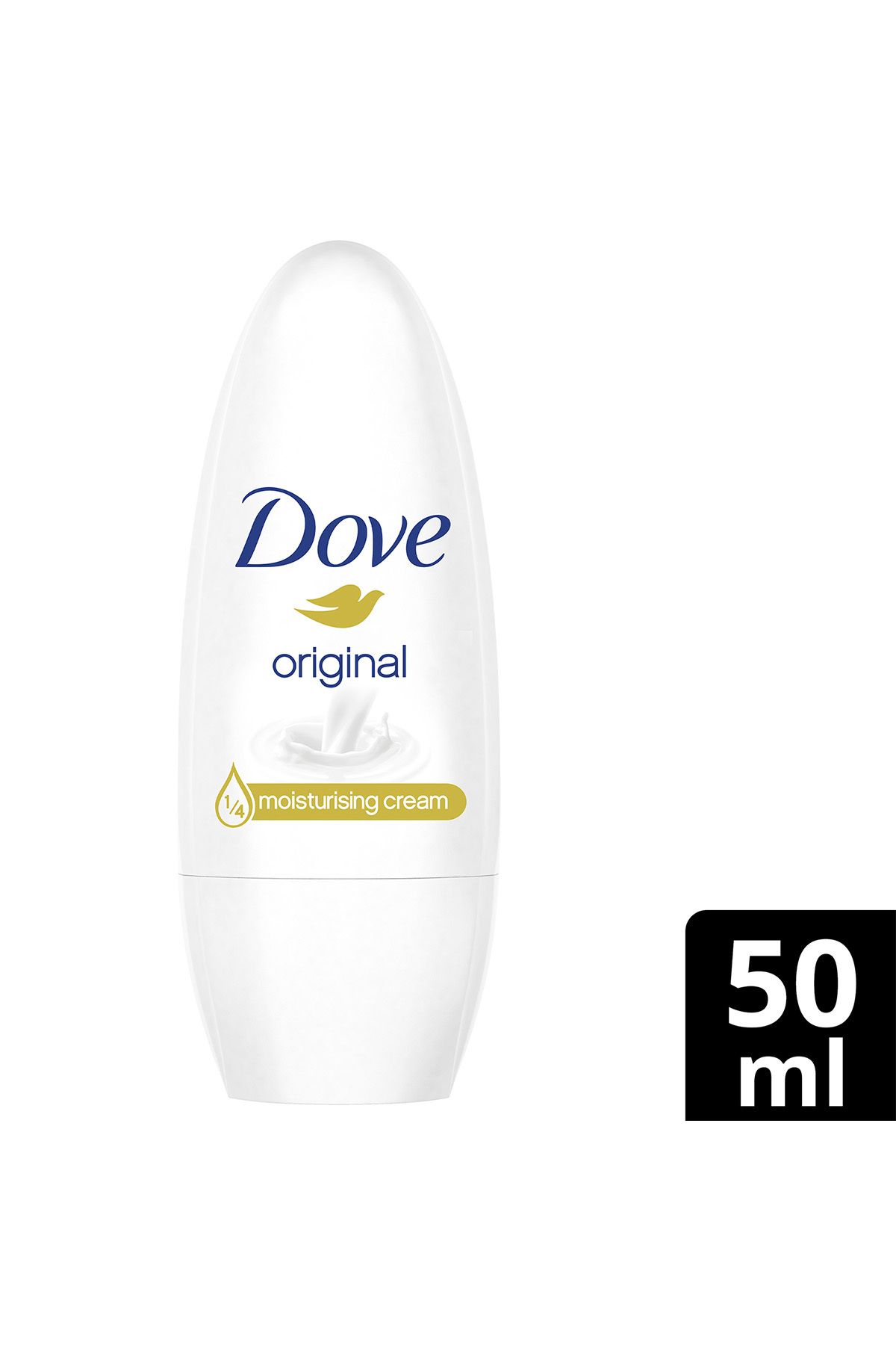 Dove Kadın Roll On Deodorant Original 1/4 Nemlendirici Krem Etkili 50ml x1 Adet