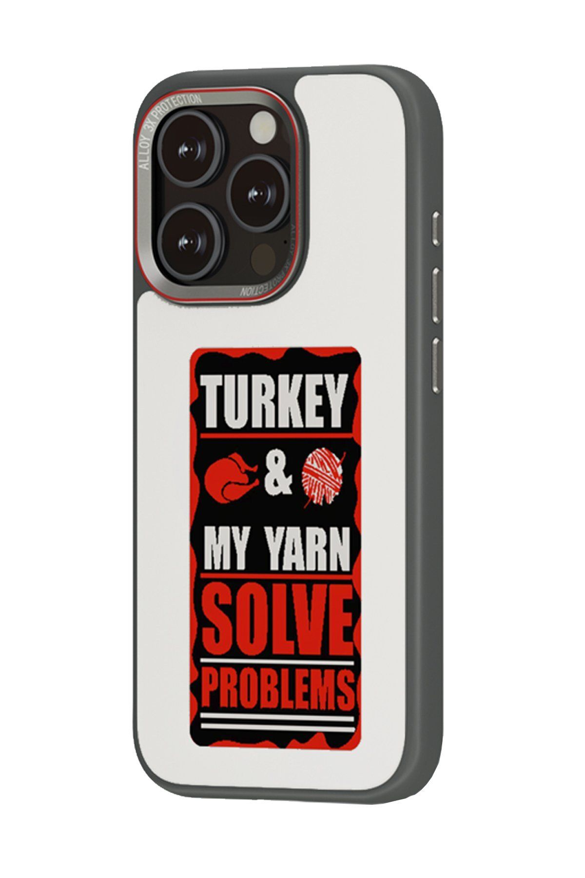 m.tk moveteck İphone 15 Pro Kılıf Akıllı NFC Ekran Özellikli Kişileştirilebilir Yansıtılabilir Kapak Smart Cover