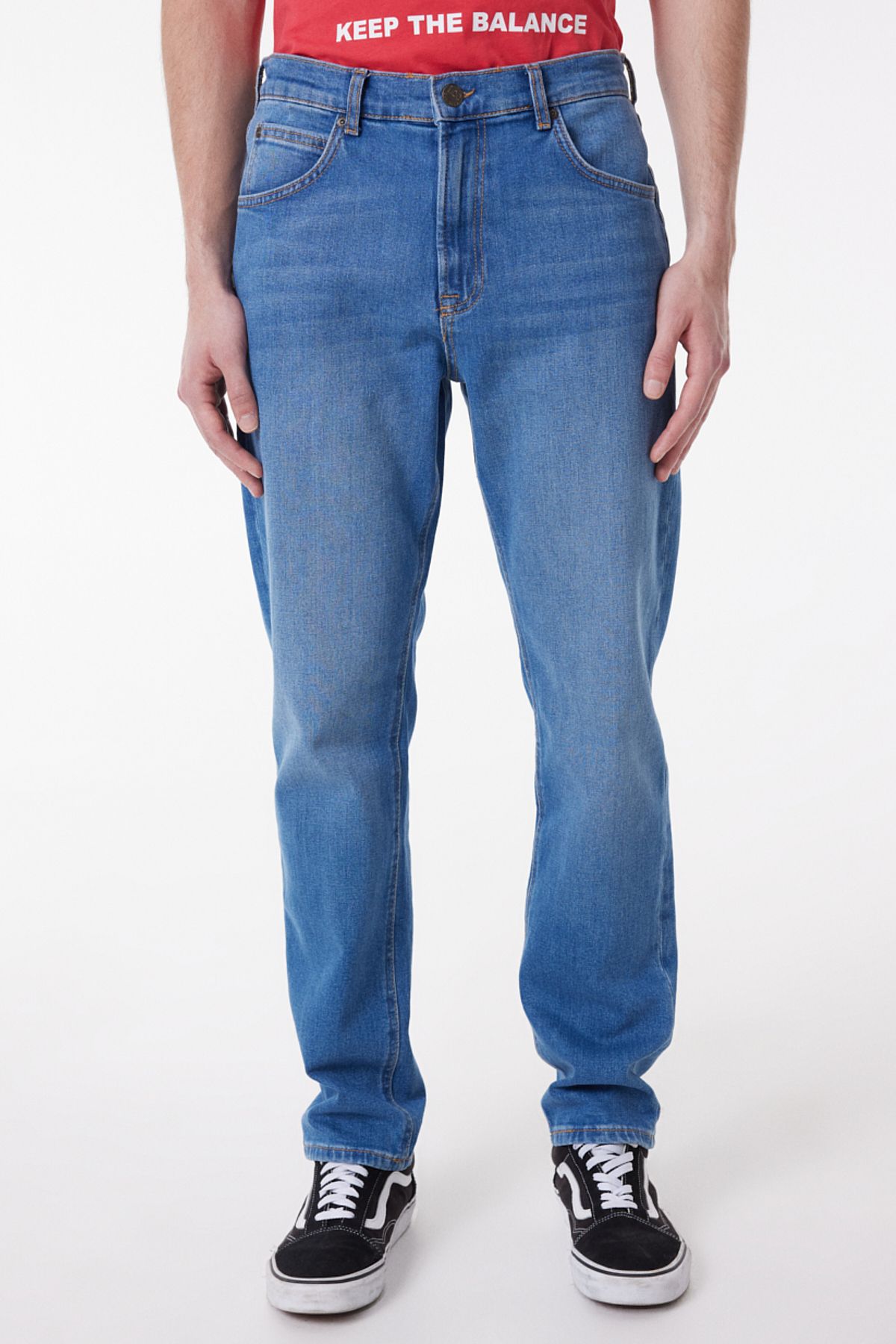 Lee Straight Fit Düz Kesim Yüksek Bel Açık Mavi Esnek Austin Jean Denim Kot Pantolon
