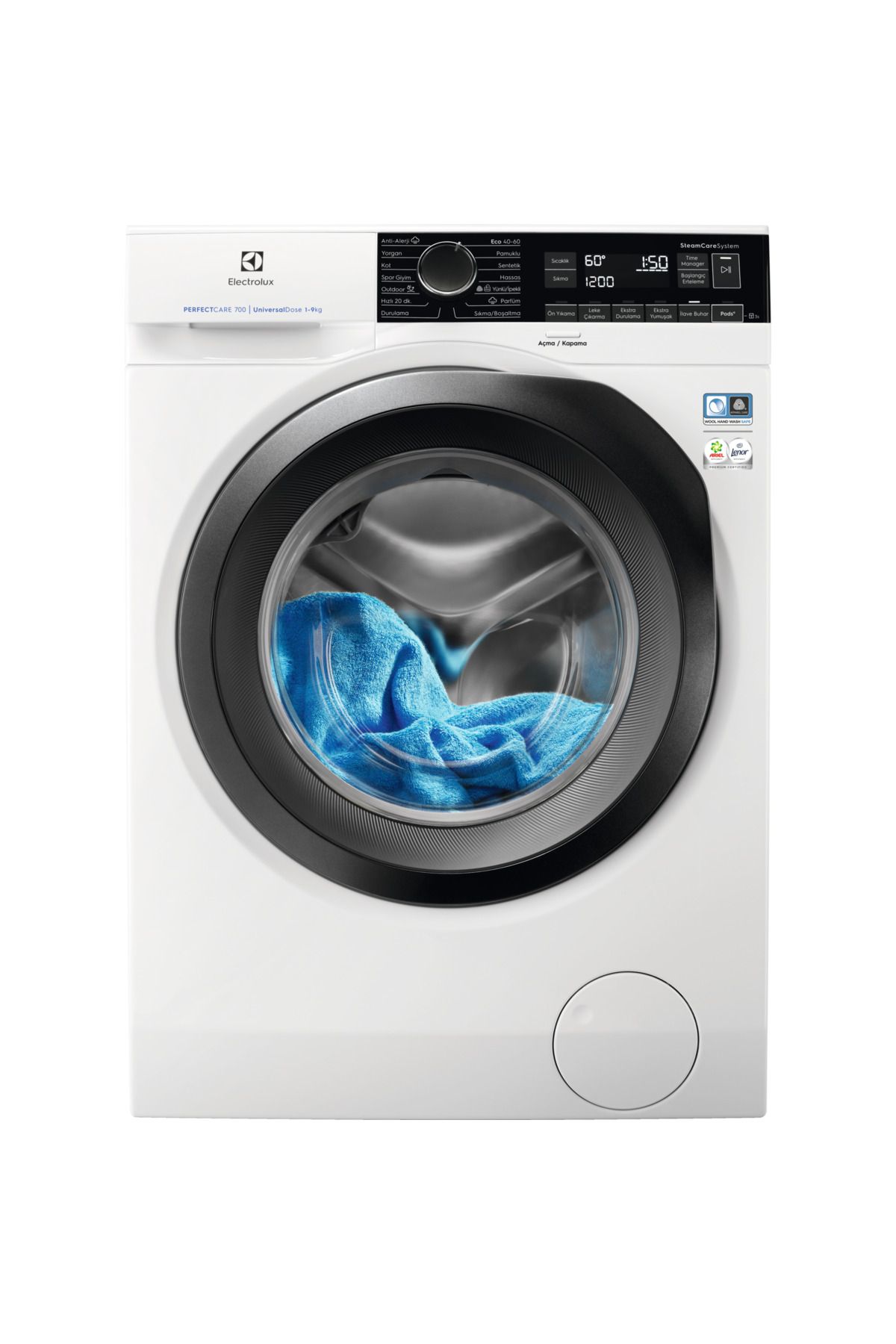 Electrolux EW7F249PST UniversalDose Buharlı 9 kg 1400 Devir A Enerji Çamaşır Makinesi