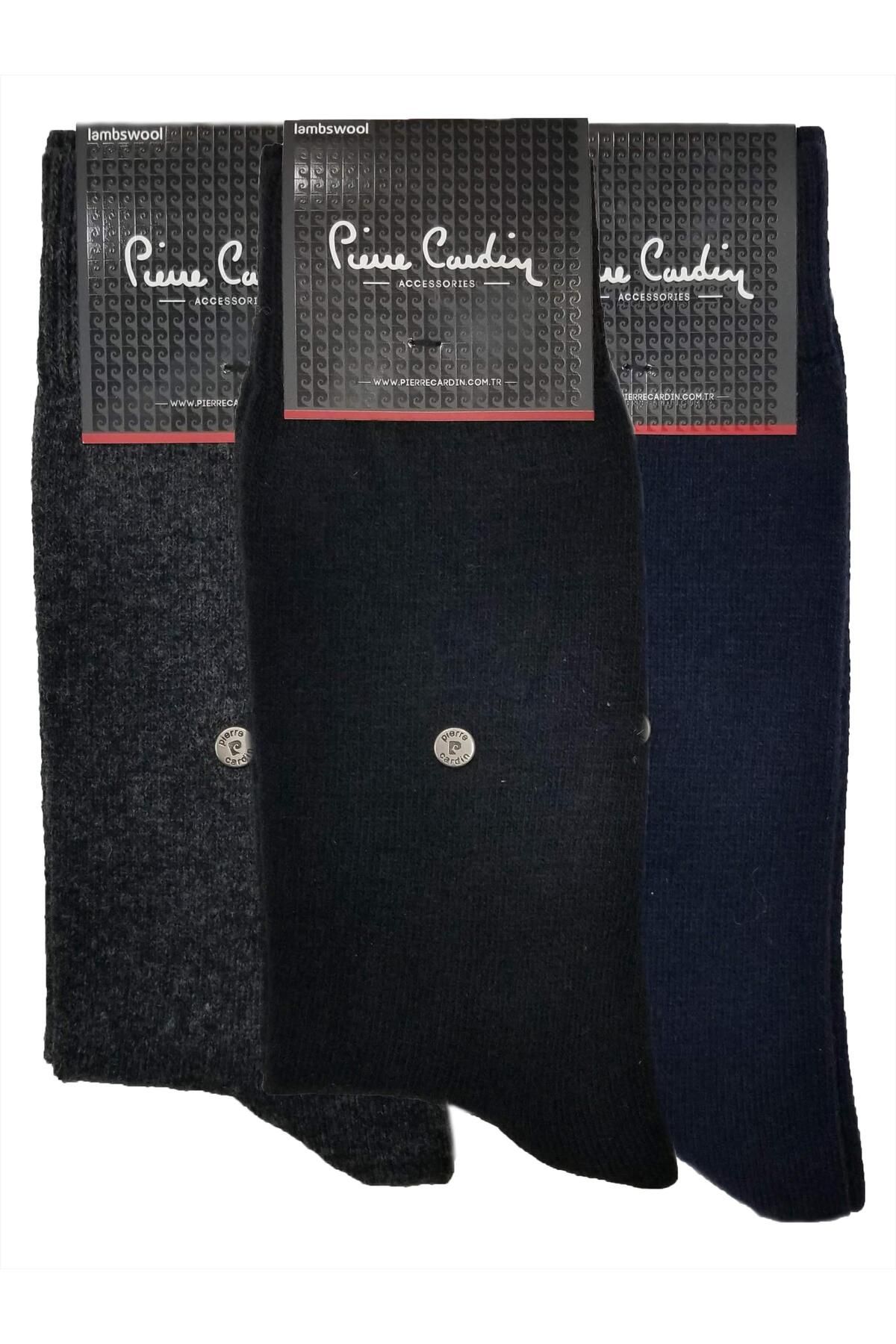 Pierre Cardin 6 Adet Lambswool - Yünlü Kışlık Erkek Çorap