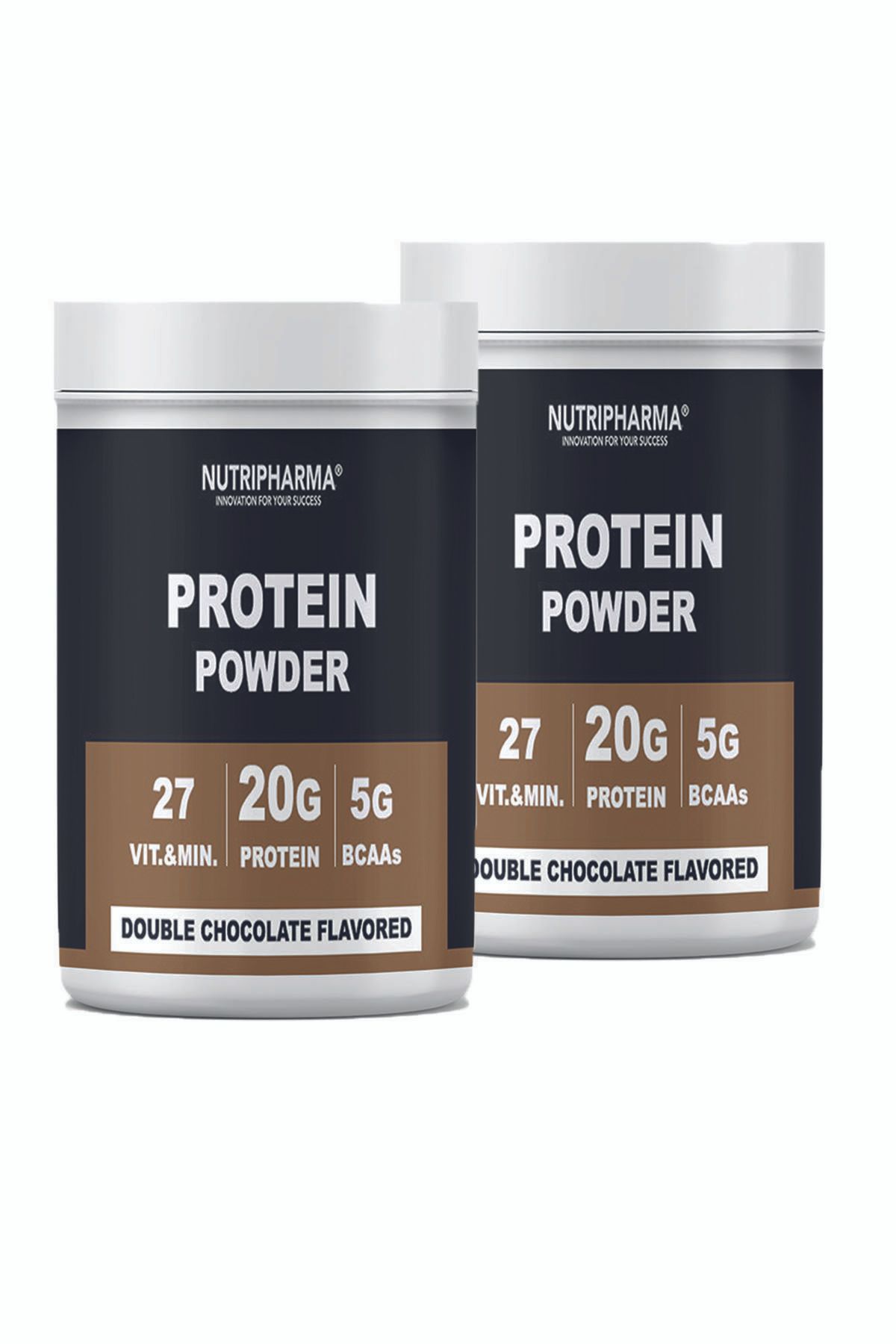 NUTRIPHARMA Protein Tozu, (464 g x 2 adet), 32 servis