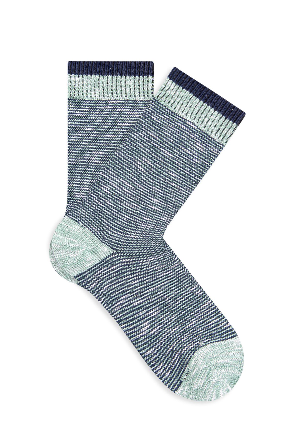 Mavi Yeşil Bot Çorabı 1910930-19133