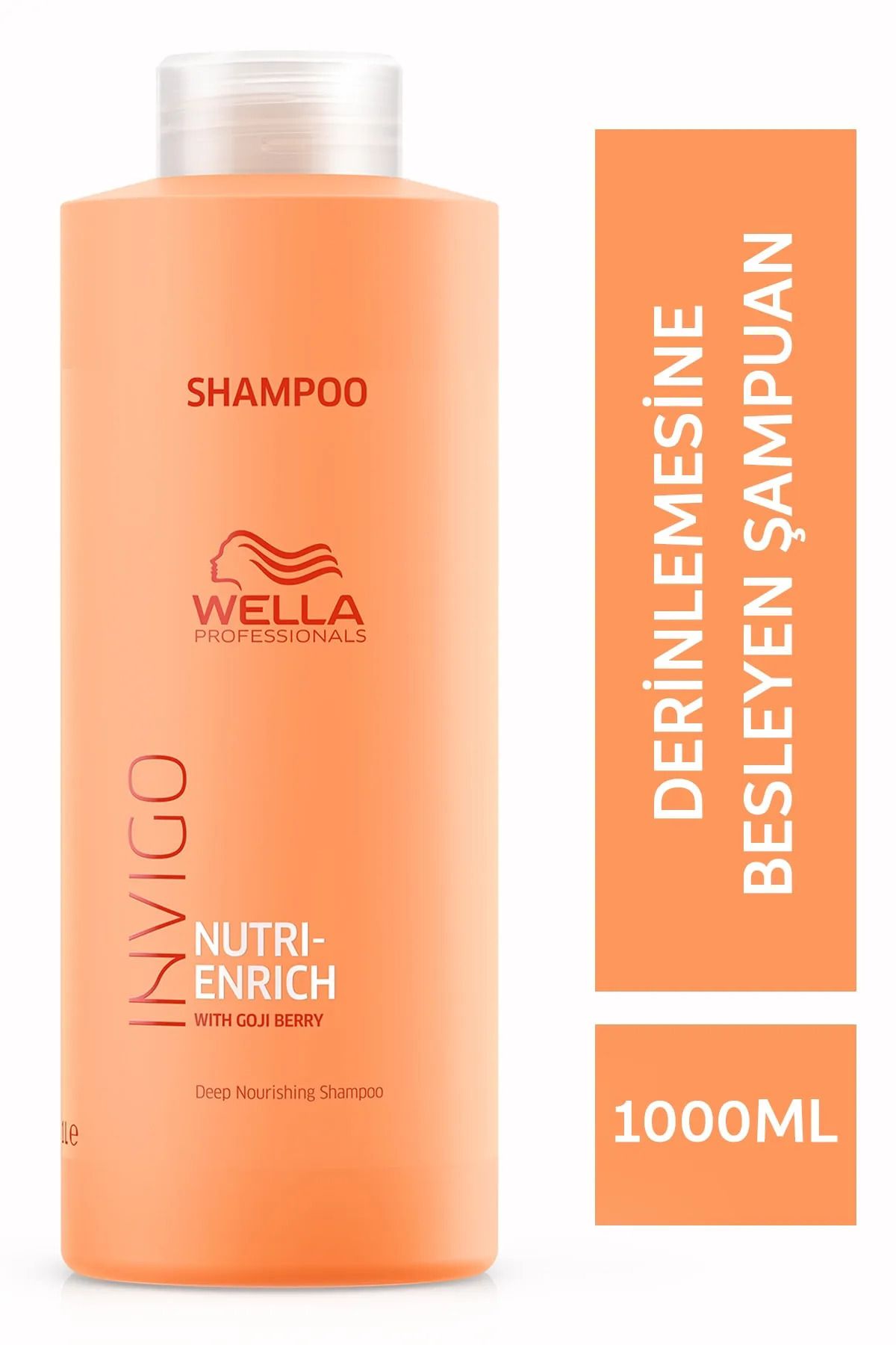 Wella Nutri Enrich Yıpranmış Saçlar İçin Goji Meyveli Besleyici Profesyonel Şampuan 1000mlSED6564131