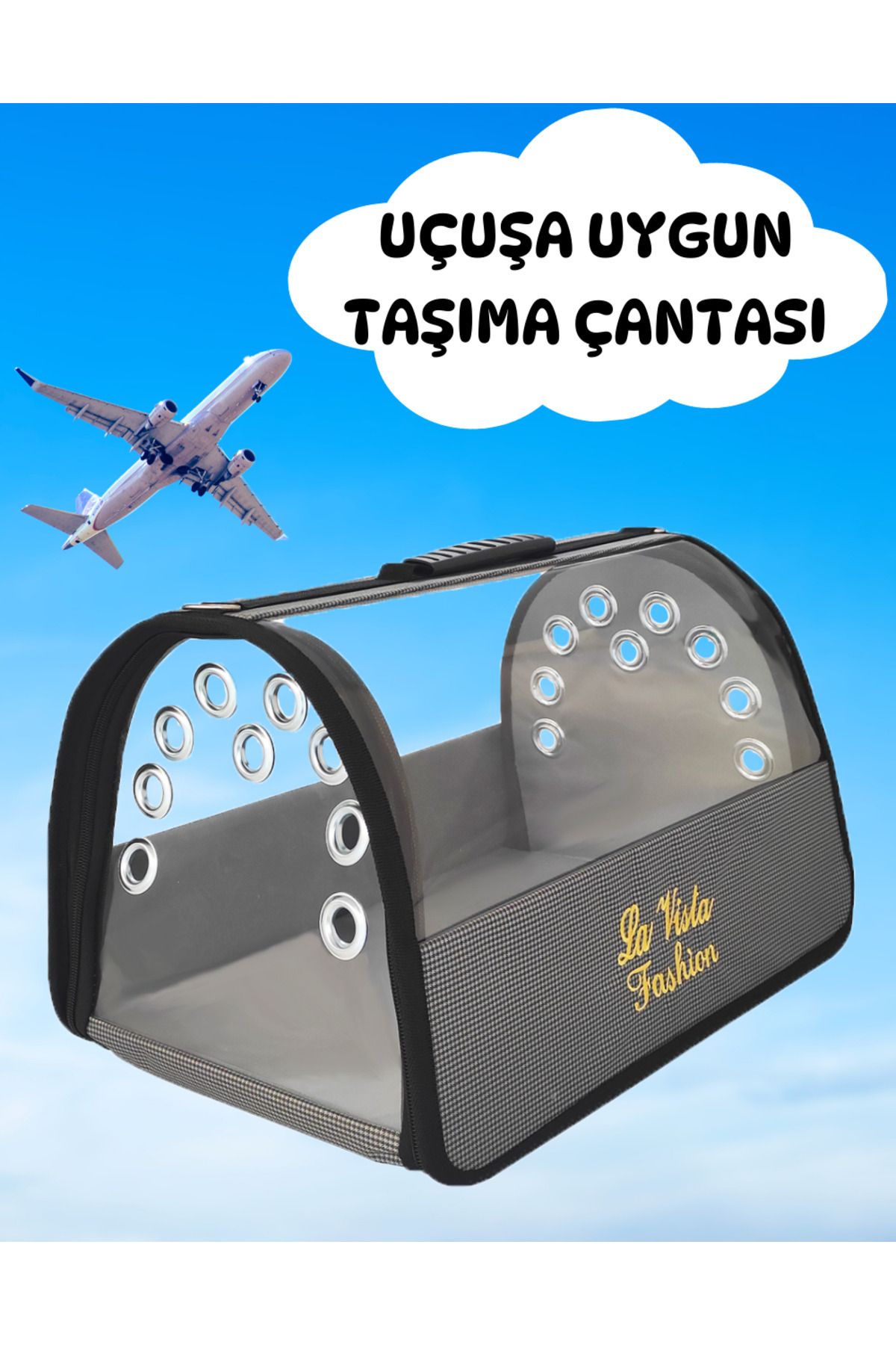 LAVİSTA Lavista Lüx Taşıma Çantası Flybag Füme