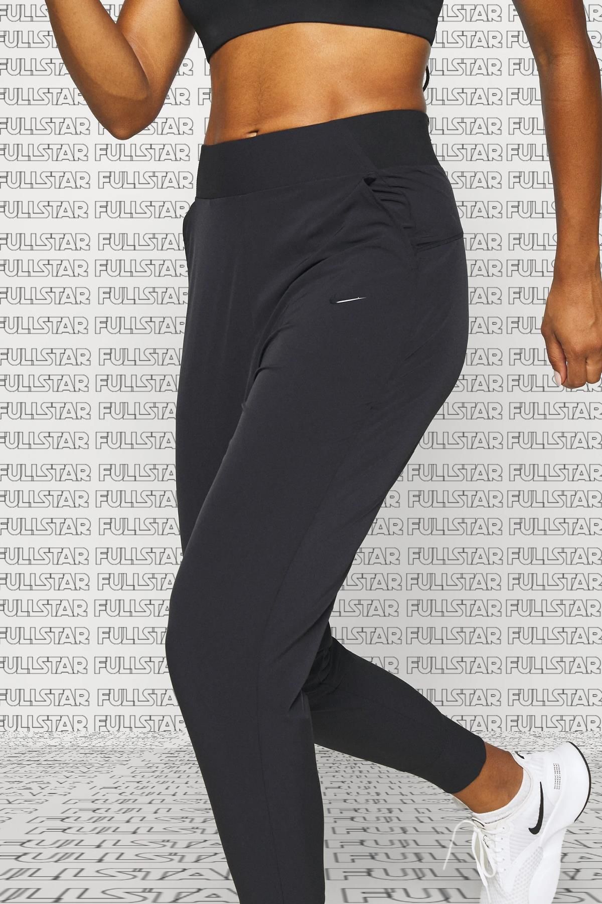 Nike Dri Fit Bliss Luxe Training Trousers Pant Black Kadın Eşofman Altı Siyah