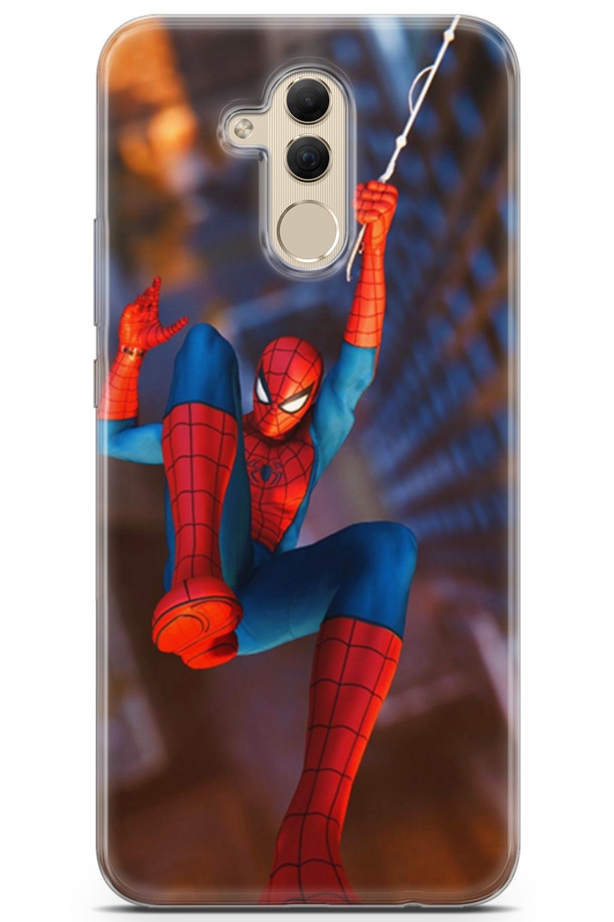 Lopard Huawei Mate 20 Lite Uyumlu Kılıf Opus 20 Spiderman Renkli Kılıf Gradient