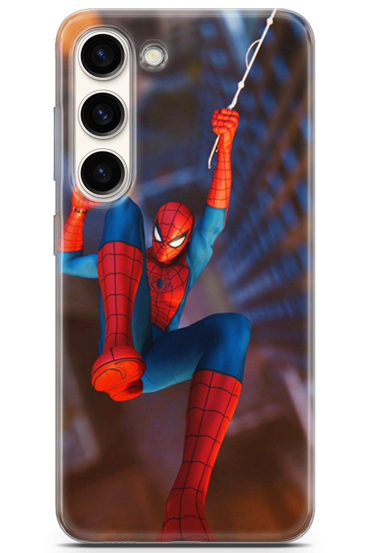 Lopard Samsung Galaxy S23 Uyumlu Kılıf Opus 20 Spiderman Renkli Kılıf Gradient