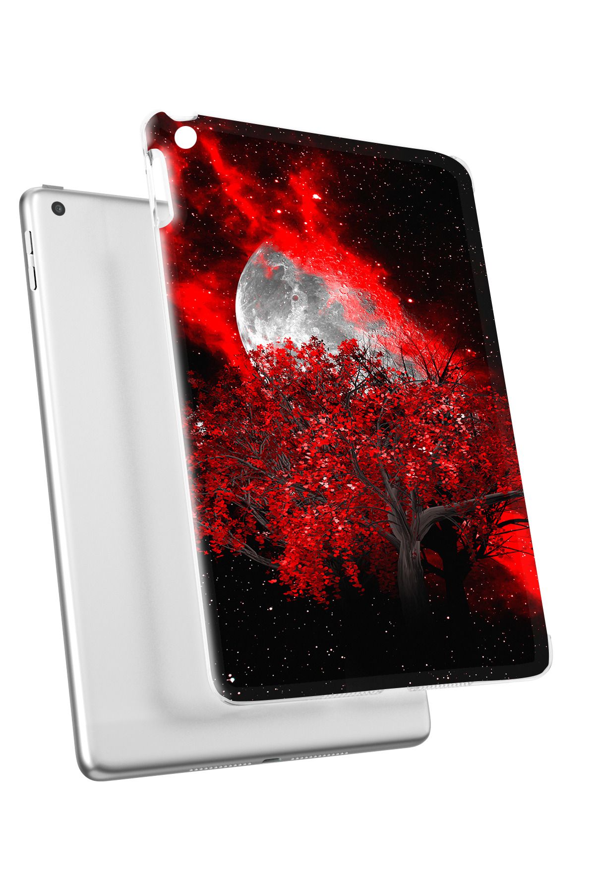 Lopard Apple Ipad Air 1 / 2 Ipad 5. / 6. Nesil 9.7 Kılıf Opus 01 Kanlı Ay Tablet Kılıfı Colorful