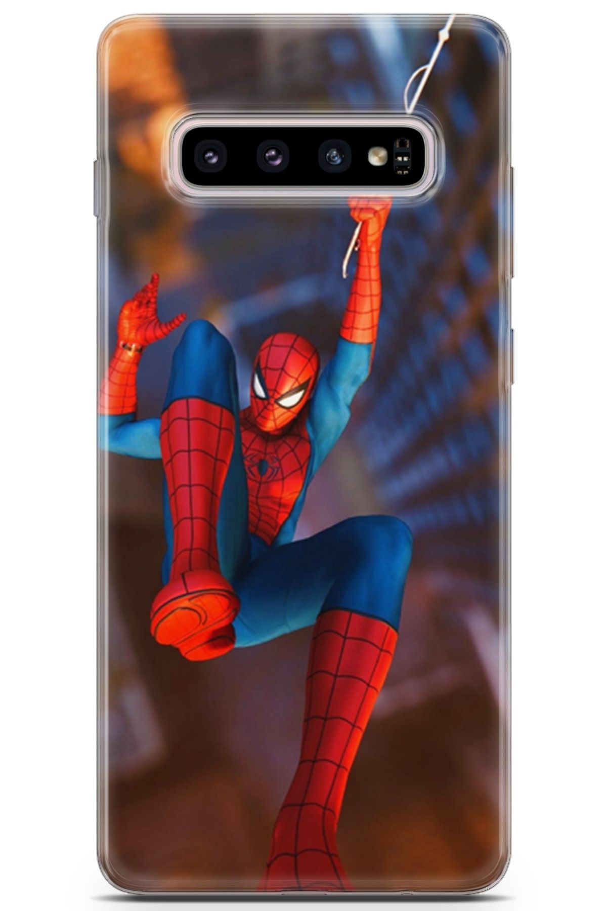 Lopard Samsung Galaxy S10 Plus Uyumlu Kılıf Opus 20 Spiderman Renkli Kılıf Gradient