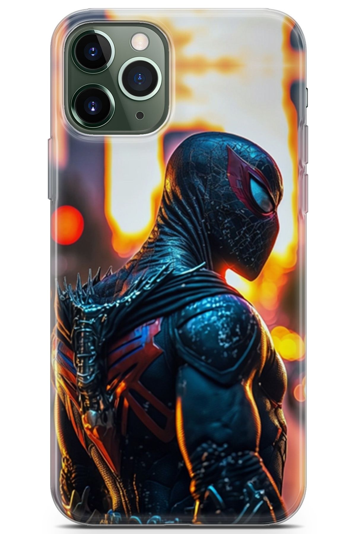 Lopard Apple Iphone 11 Pro Max Uyumlu Kılıf Milano 05 Örümcek Adam Eve Dönüş Koruma Kılıfı Lacivert