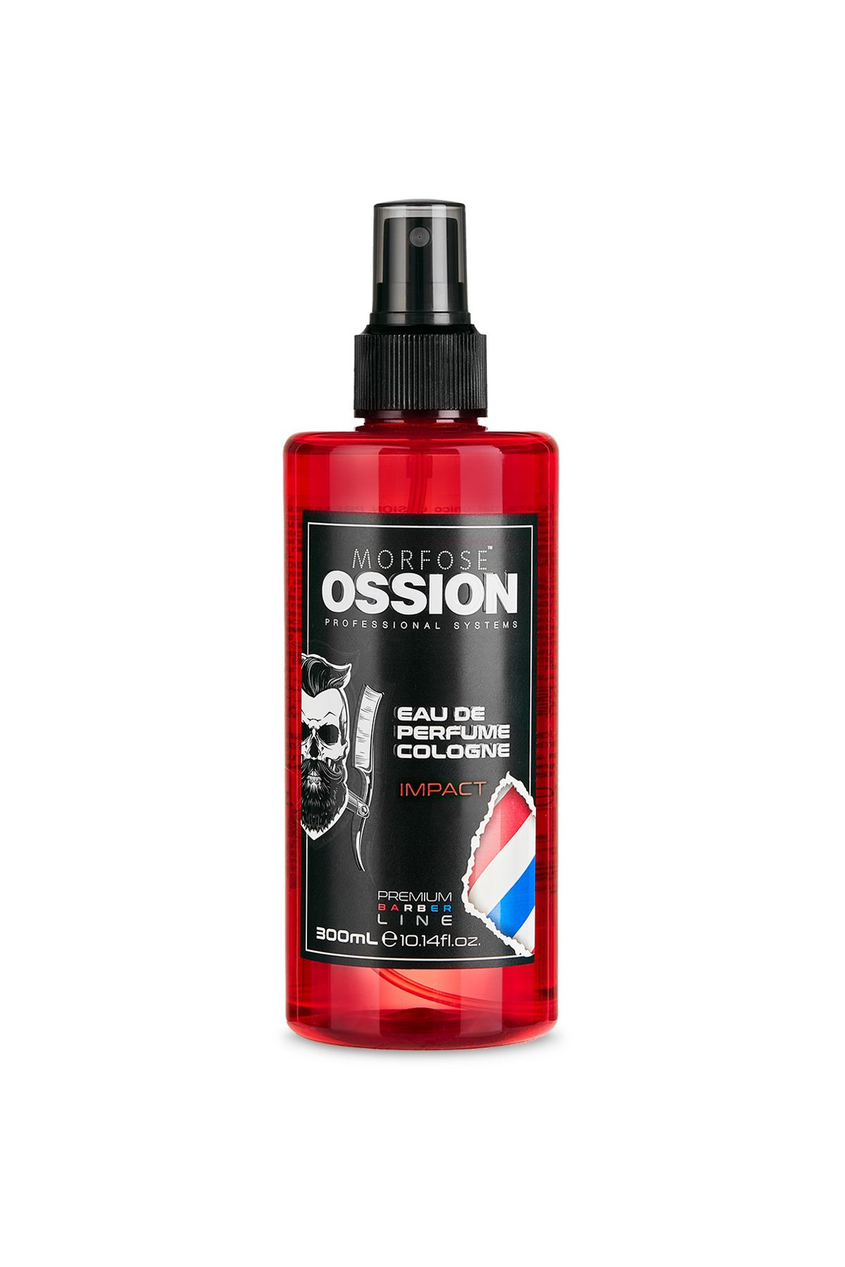 Ossion Premium Barber Line Eau De Cologne Spray Impact 300 ml