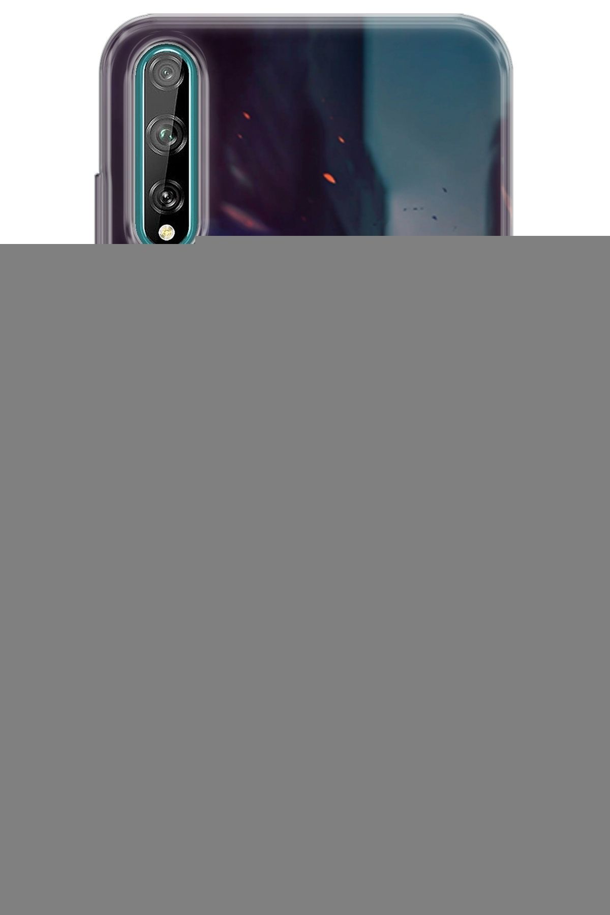 Lopard Huawei P Smart S 2020 Uyumlu Kılıf Milano 14 Ghost Rider Cover Kılıf Karışık Çok Renkli