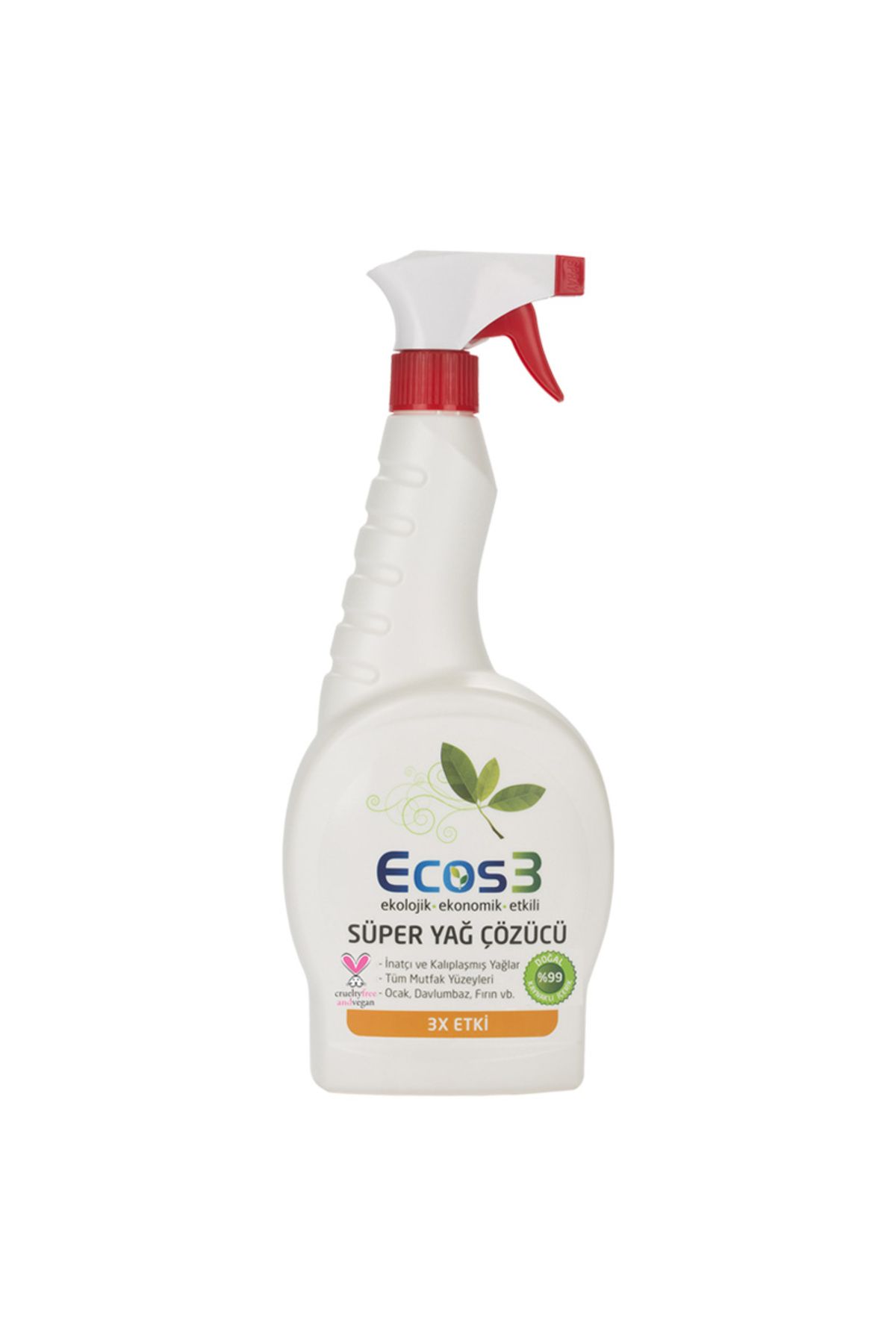 Ecos3 Ekolojik Süper Yağ Çözücü Sprey 750ml