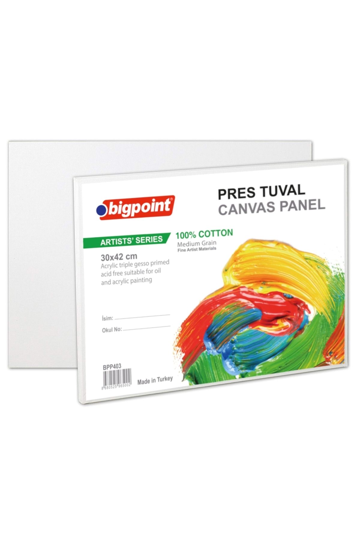 Bigpoint Artists' Pres Tuval 30x42cm 5'li Paket