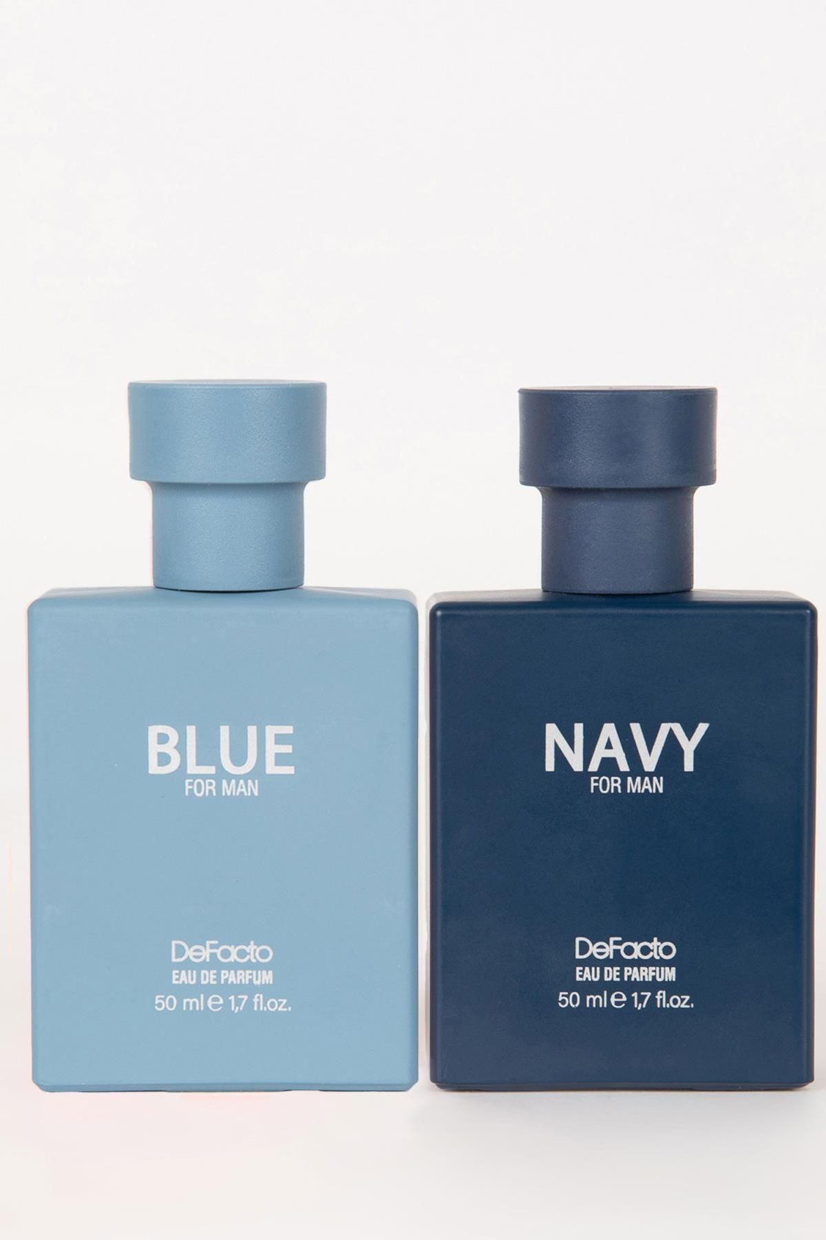 Defacto Navy & Blue 2'li Set Erkek Parfüm 50 ml