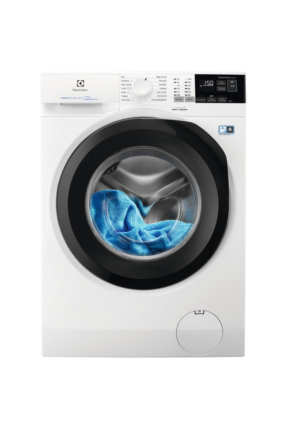 Electrolux EW6FN421BT SensiCare 10 kg 1200 devir XXL Tamburlu Çamaşır Makinesi