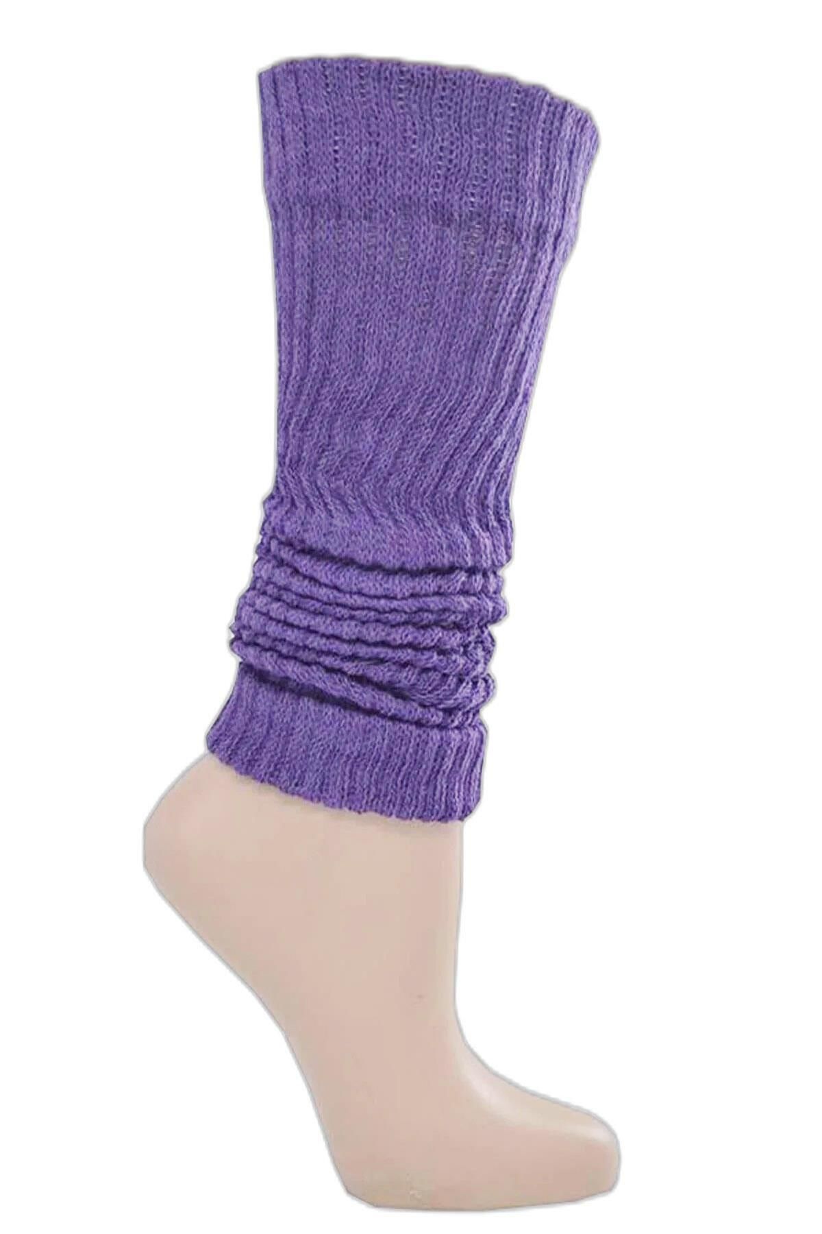 DoDe Flora Kadın Tozluk Düz Renkli Aerobik Bot Çorap