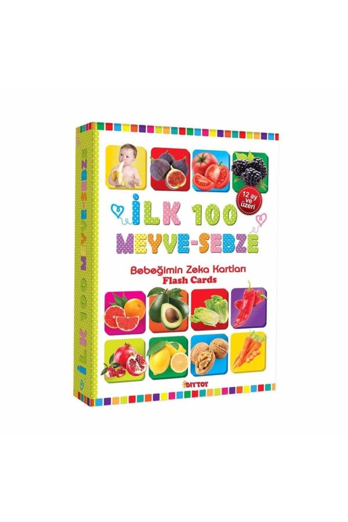 DIY Toys Bebeğimin Zeka Kartları - İlk 100 Meyve Sebze