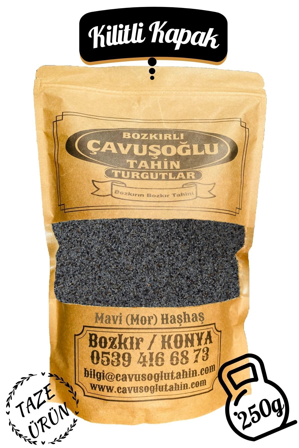 Bozkırlı Çavuşoğlu Mavi Mor Haşhaş 250 g (afyon Bölgesi)