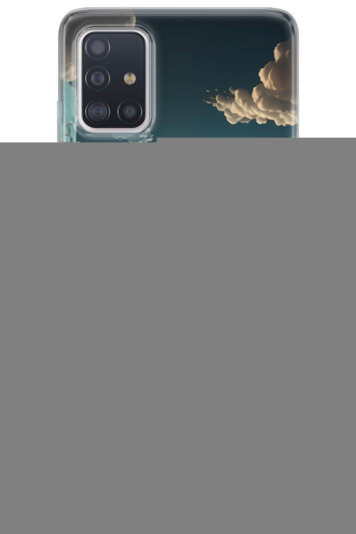 Lopard Samsung Galaxy A71 Kılıf Orijinal Seri Fresh 16 Doğa Kütüphane Hediyelik Kılıf