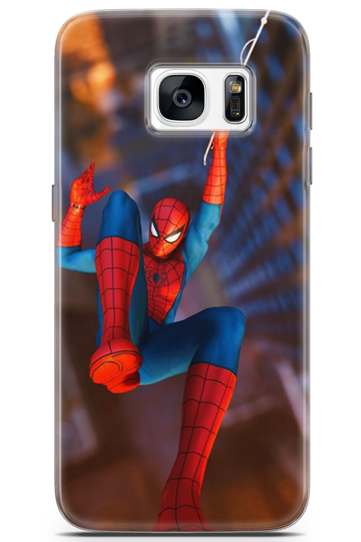 Lopard Samsung Galaxy S7 Uyumlu Kılıf Opus 20 Spiderman Renkli Kılıf Gradient