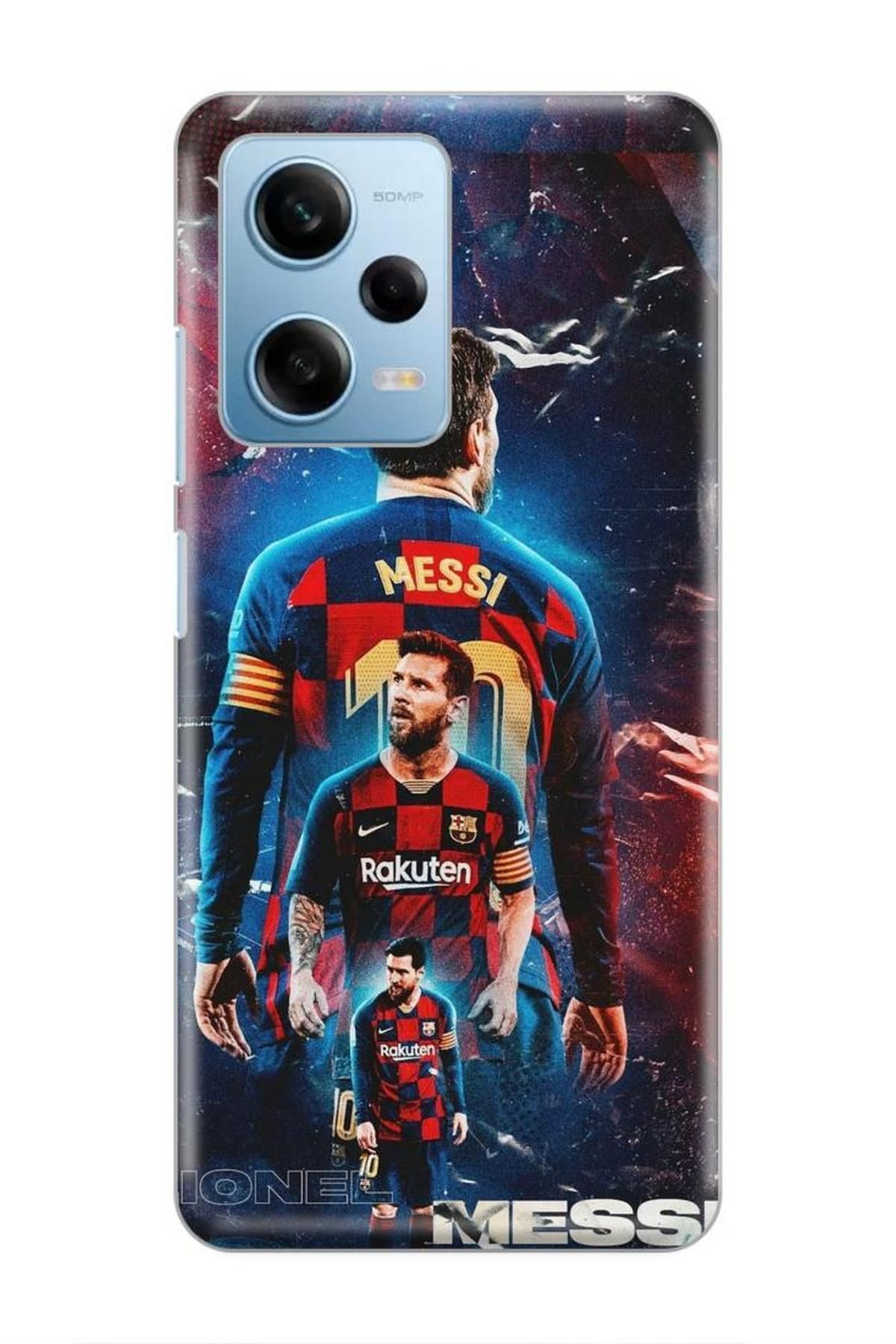 Lopard Xiaomi Redmi Note 12 Pro 5G Case Futbolcular 2 Lionel Messi Barcelona Kapak