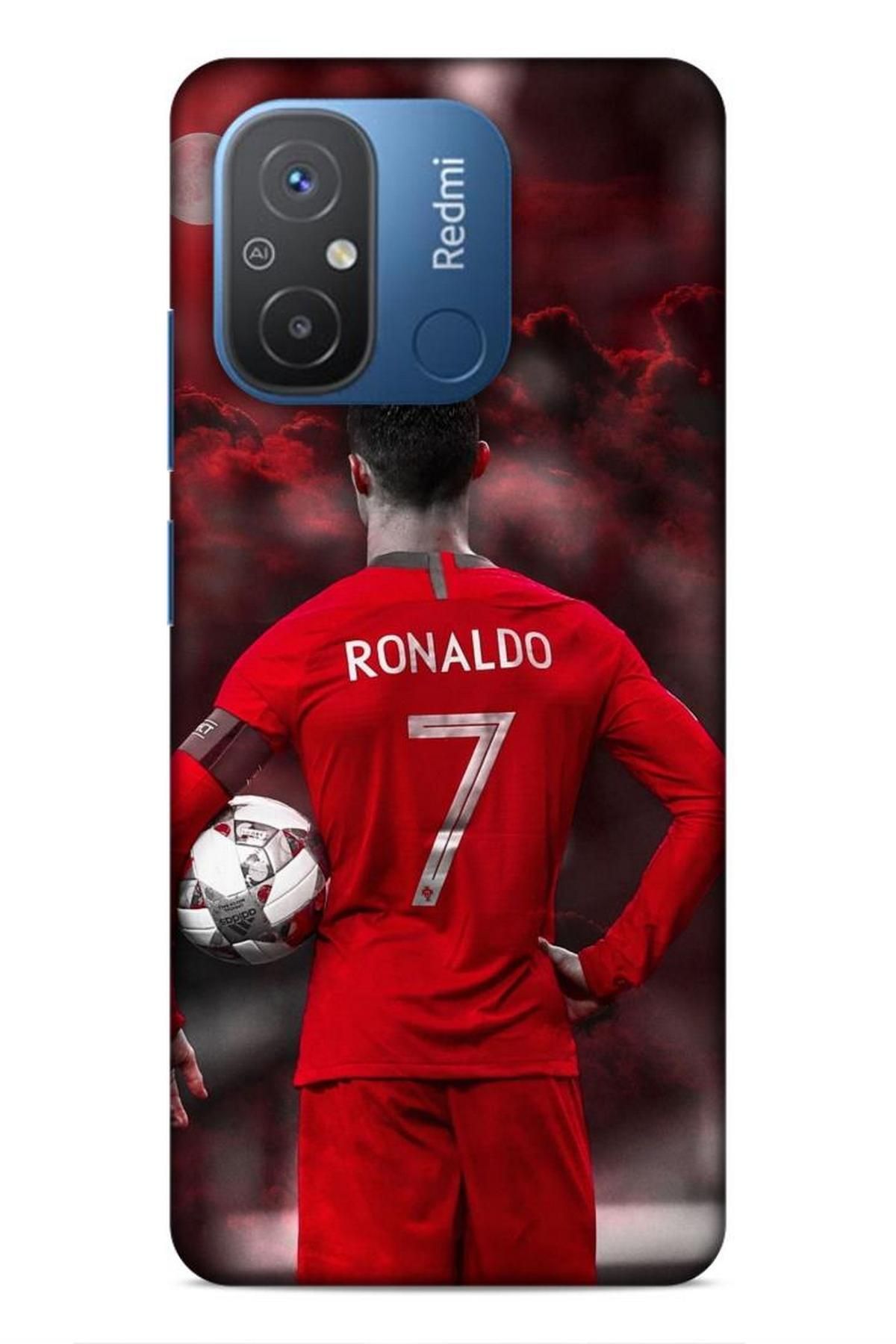 Lopard Xiaomi Redmi 12 T-max Futbolcular 5 Manchester United Cristiano Ronaldo Koruma Kılıfı