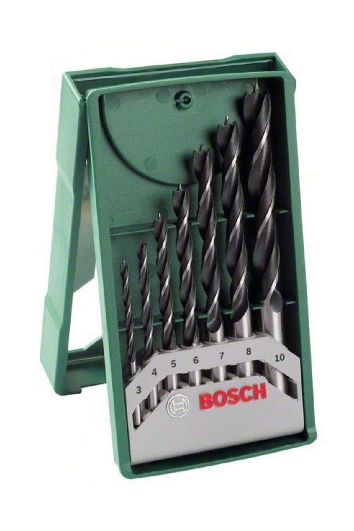 Bosch X-line 7 Parça Mini Ahşap Matkap Ucu Set - 2607019580