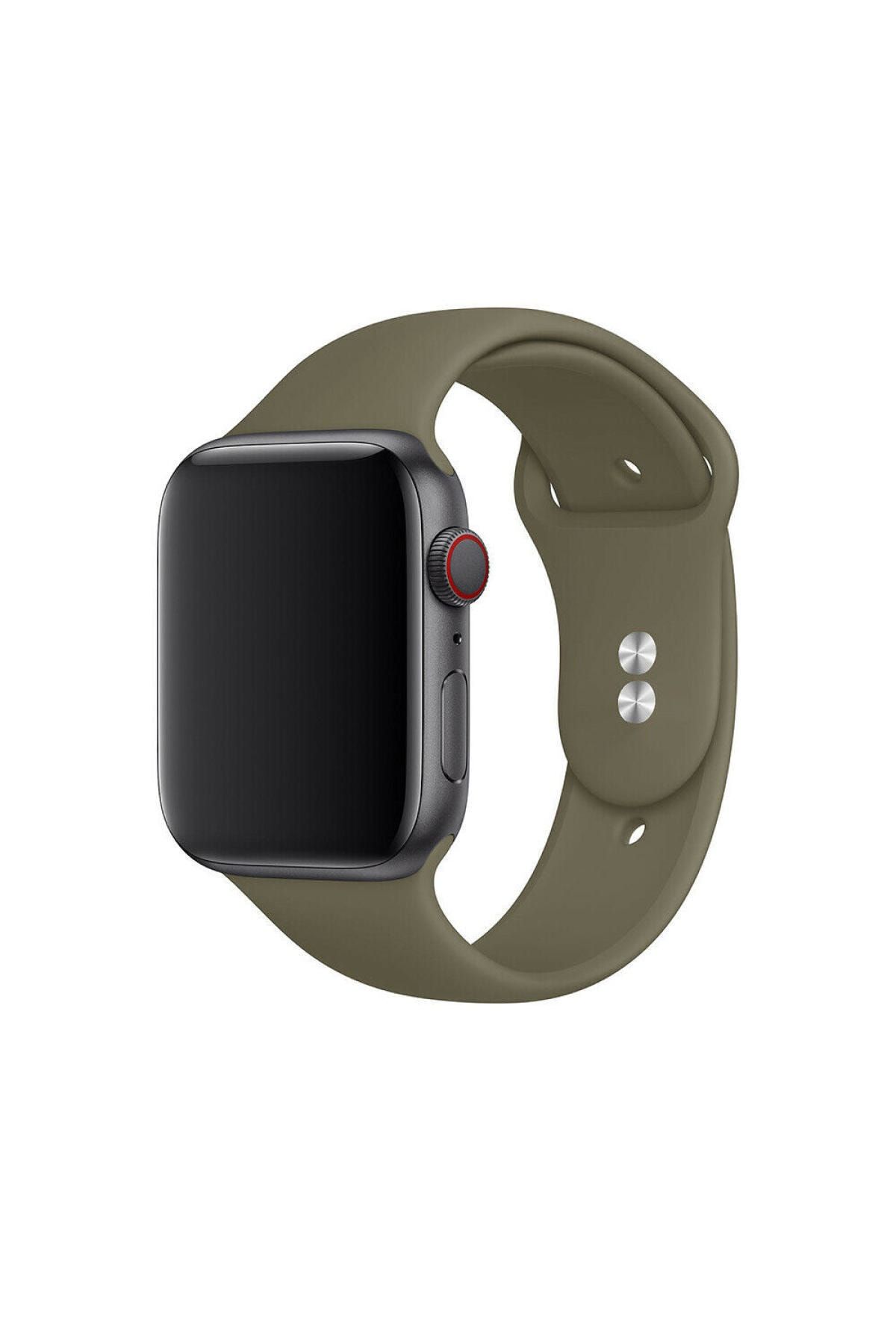 Bilişim Akademi Apple Watch 2 3 4 5 6 Uyumlu  Spor Sililkon Kordon