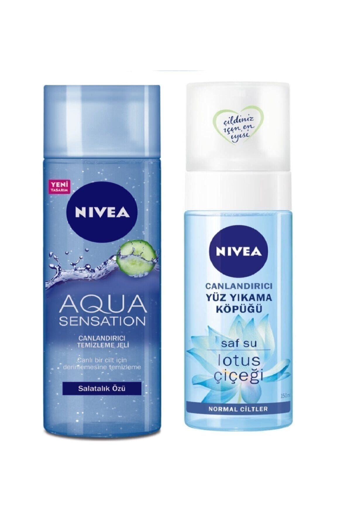 NIVEA Aqua Sensation Canlandırıcı Temizleme Jeli  Canlandırıcı Yüz Tem.köp.150 ml