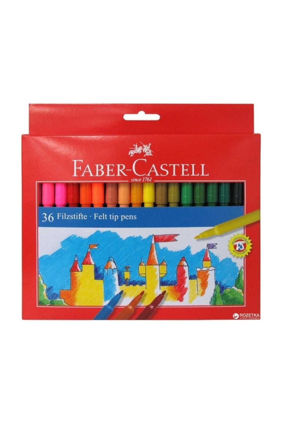 Faber Castell 36 Renk Yıkanabilir Keçeli Kalem