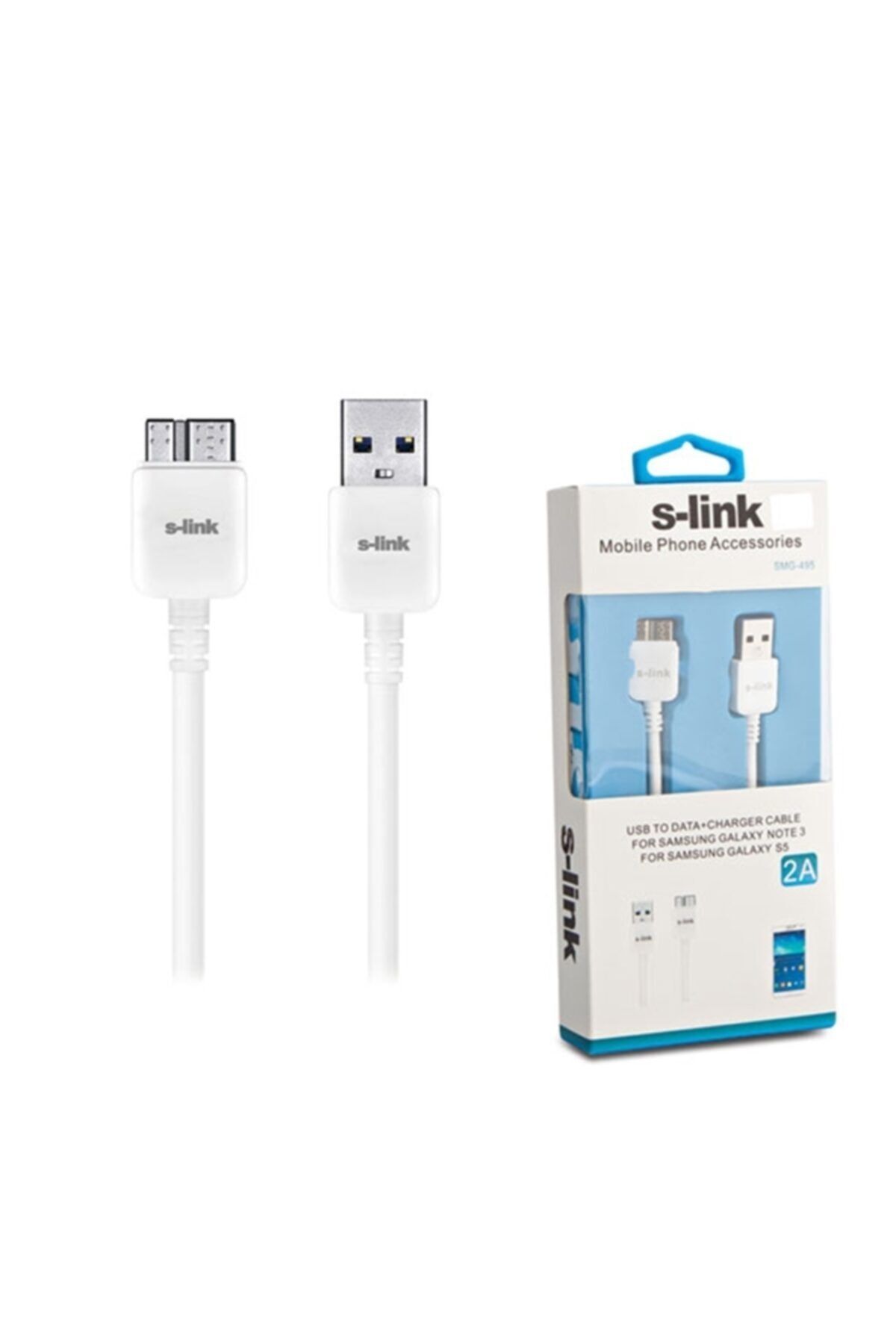 S-Link S-Link Smg-495 Samsung Note3/S5 Micro Usb 3.0 Data + Şarj Kablosu