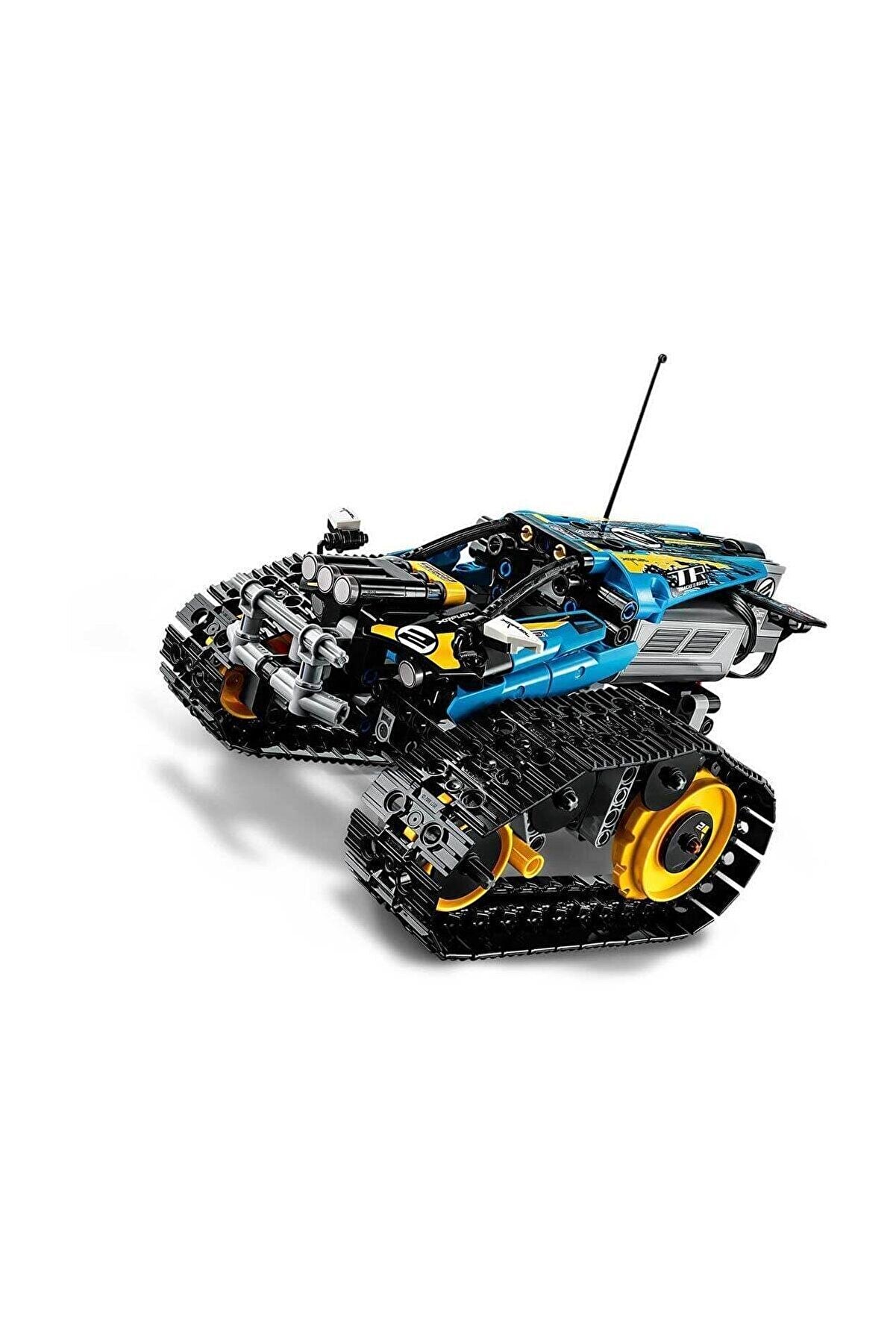 LEGO Unisex Çocuk Mavi Technic Uzaktan Kumandalı Gösteri Yarışçısı 42095