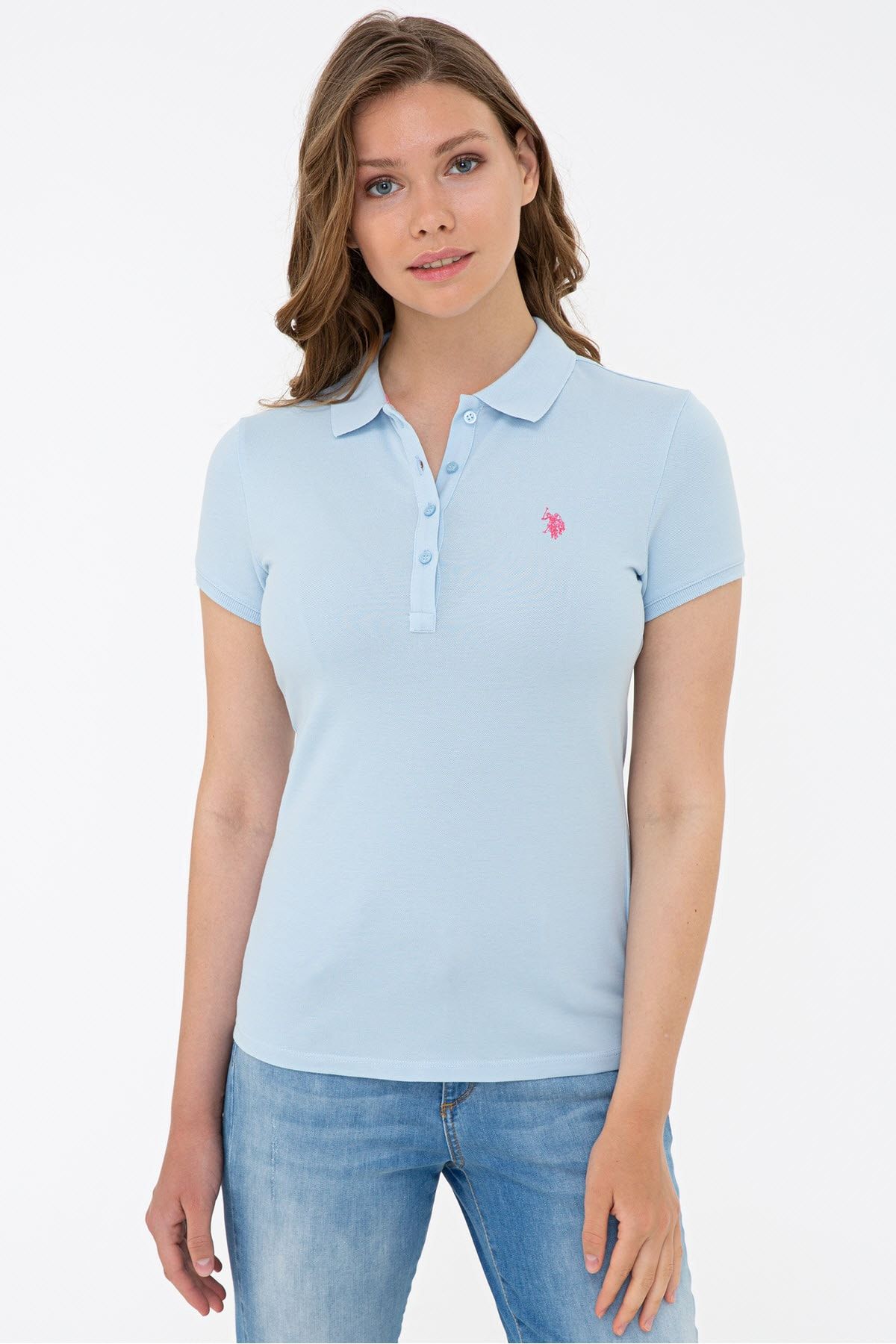 U.S. Polo Assn. Mavi Kadın T-Shirt