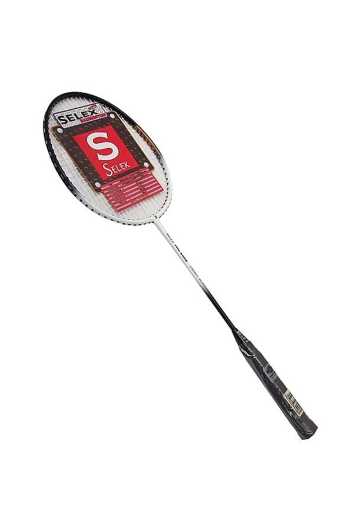 SELEX Carbon Siyah-beyaz Badminton Raketi + Kılıfı