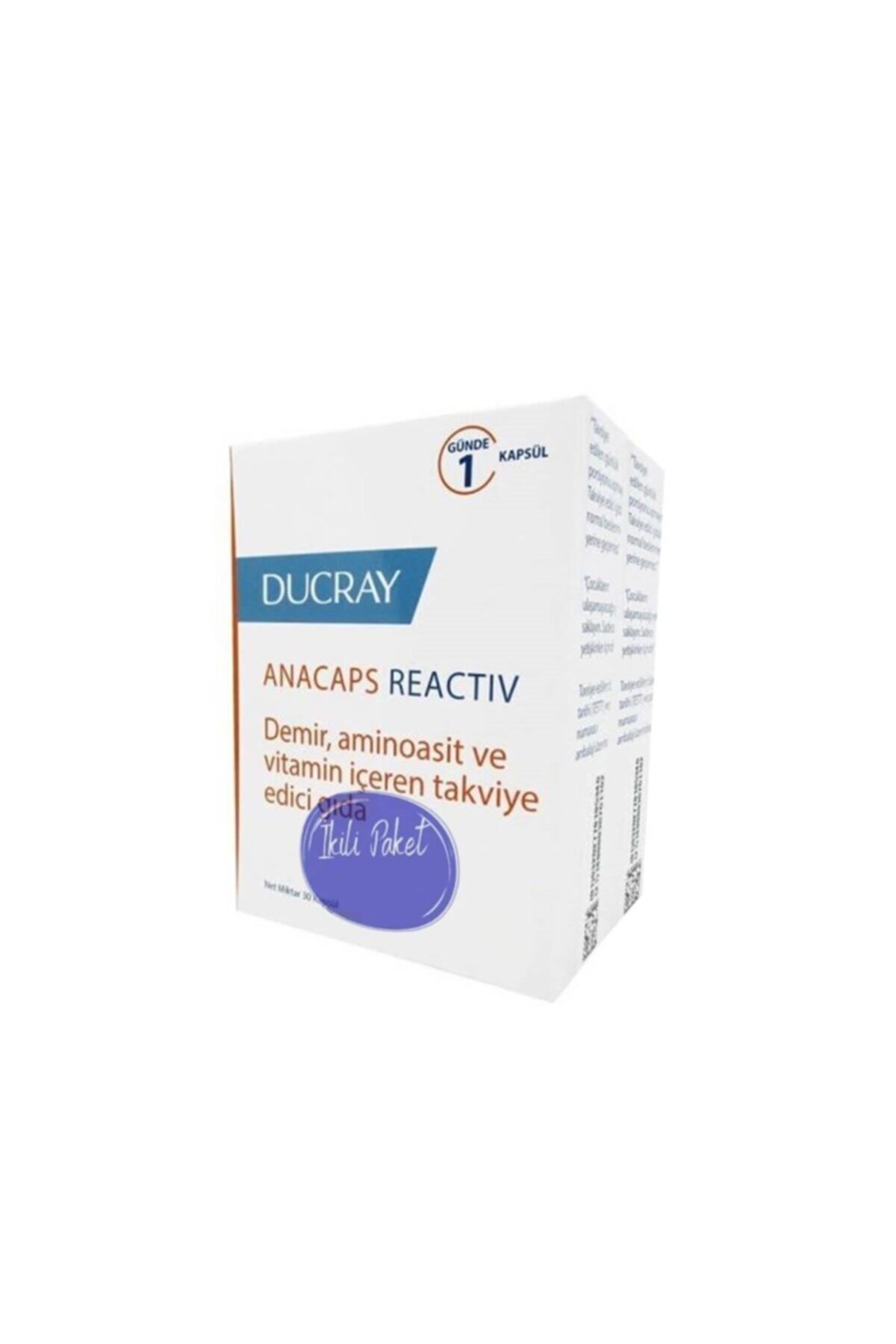 Ducray Anacaps Reactiv 30 Kapsül Ikili Paket