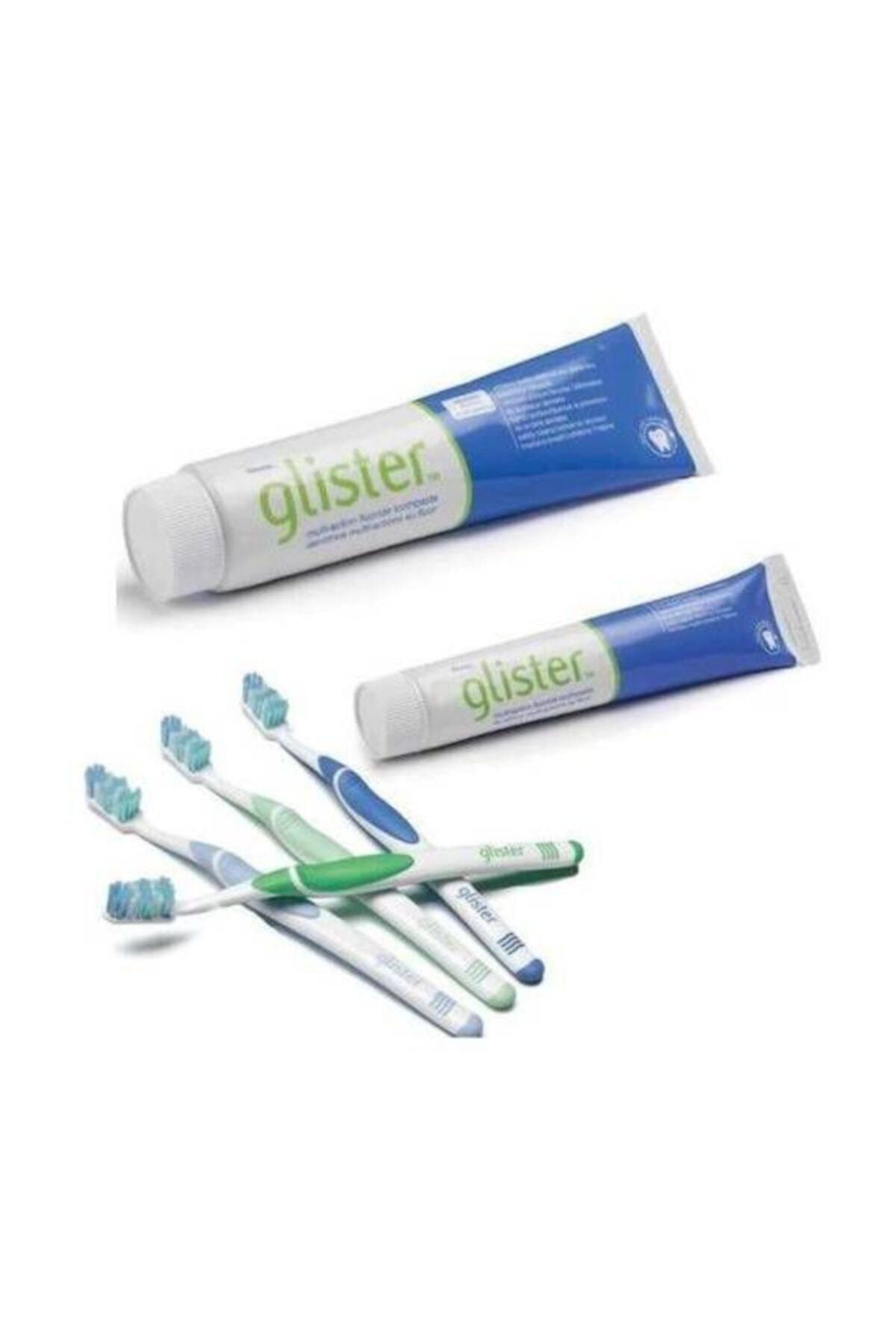 Amway Glister Diş Fırçası, Seyahat 50 ml Diş Macunu -150 ml Diş Macunu Görseldeki Ürünler Gönderiliyor