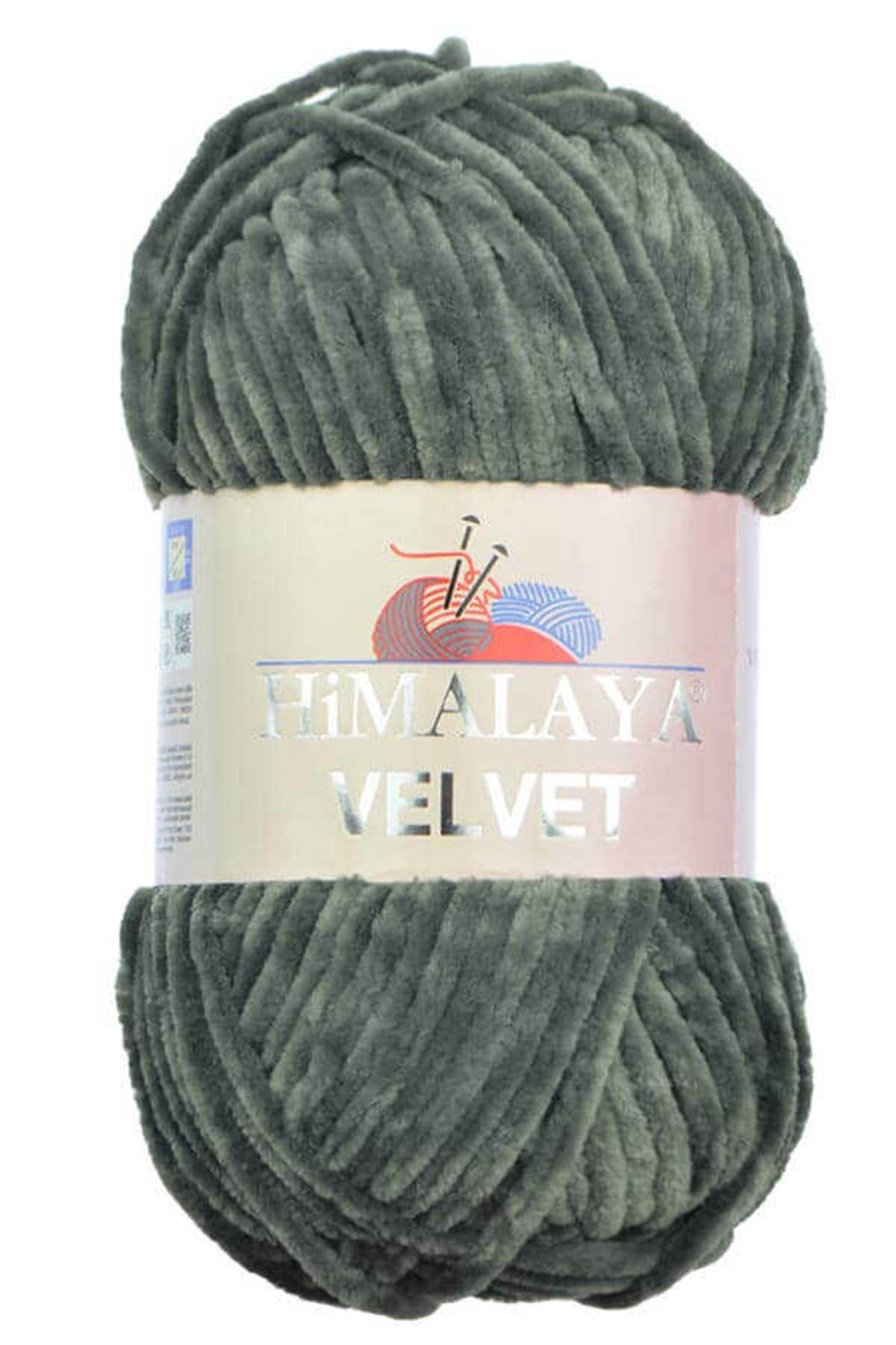 Himalaya Velvet Kadife Ip 90020 Koyu Gri