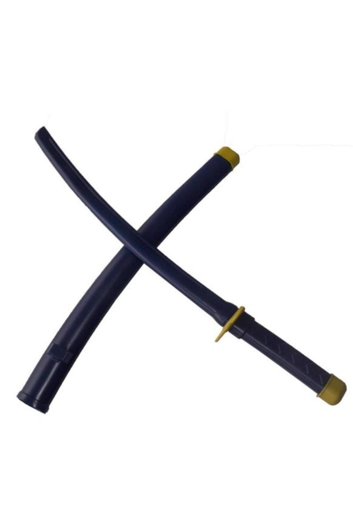 can oyuncak Siyah Samuray Plastik Oyuncak Kılıç 54cm