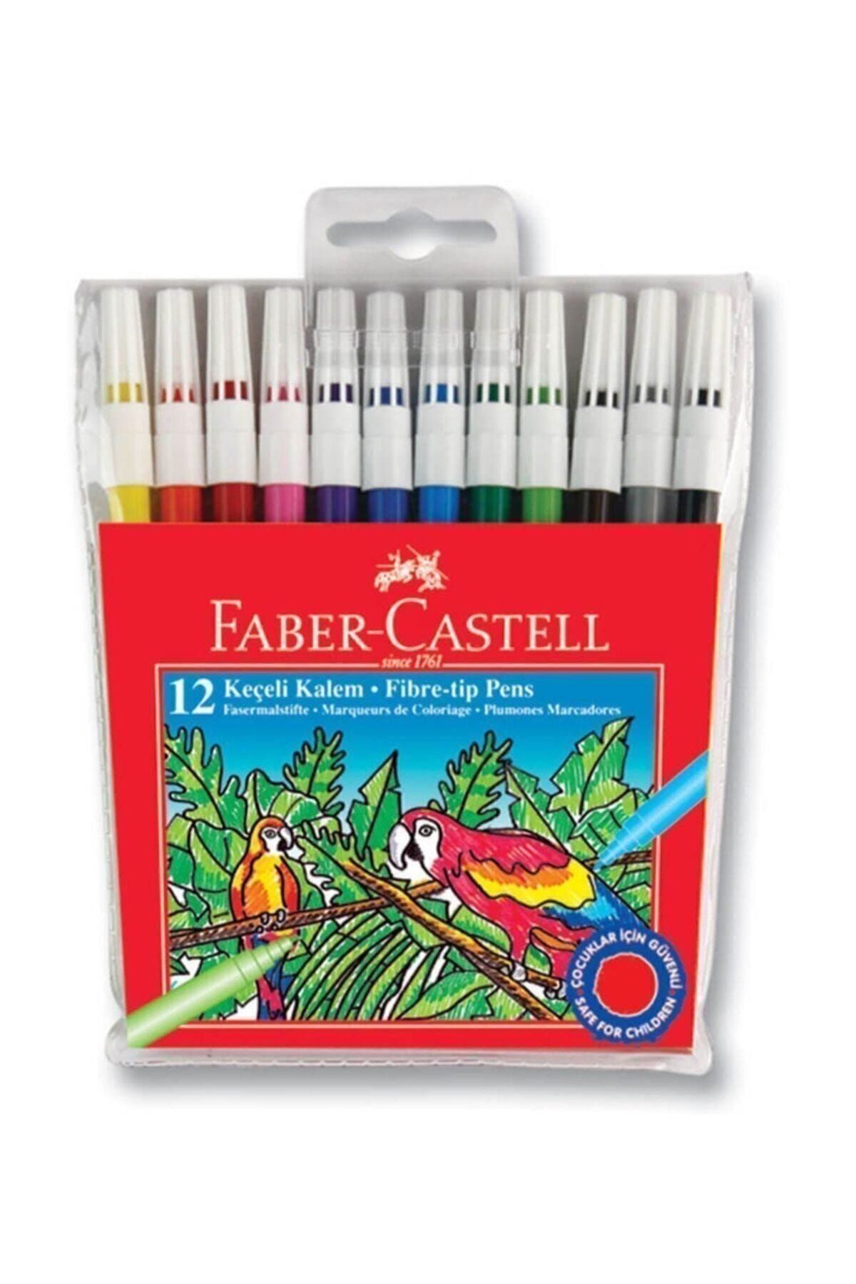 Faber Castell 12 Renk Keçeli Kalem 196017