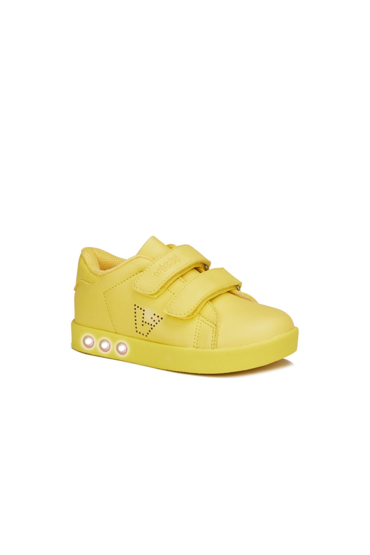 Vicco Oyo Işıklı Unisex Ilk Adım Sarı Sneaker
