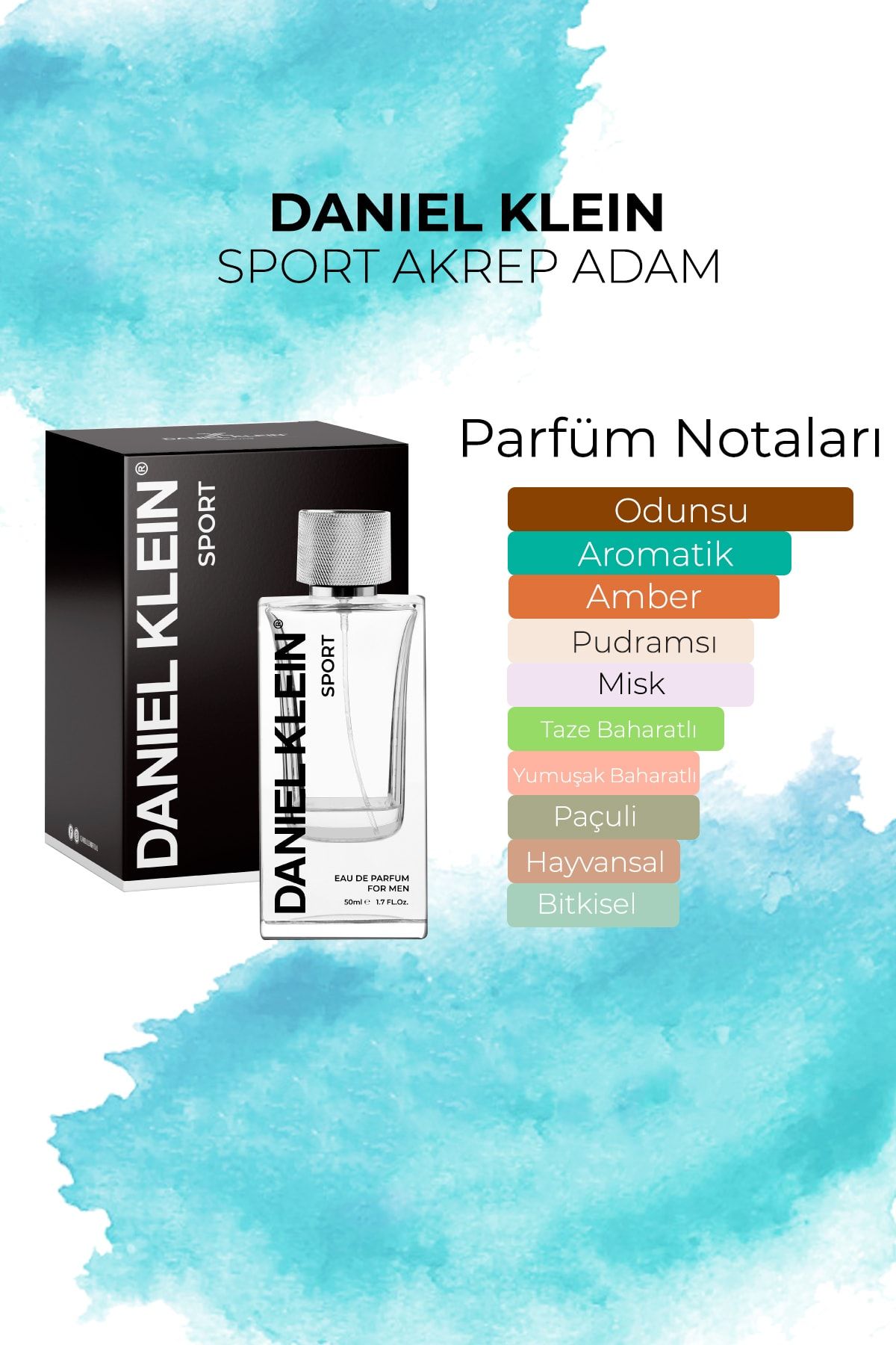 Daniel Klein Sport Edp 50ml Erkek Parfüm 8682333920259