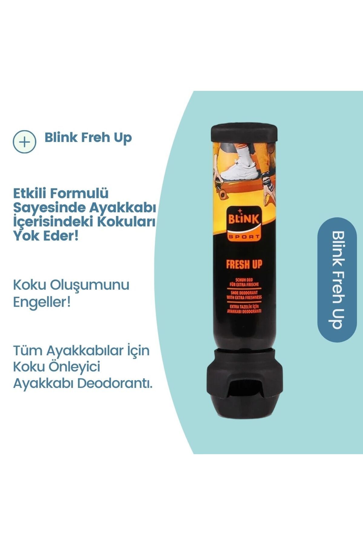 Blink Fresh Up Ayakkabı Deodorantı. Ayakkabı Koku Giderici. 100ml